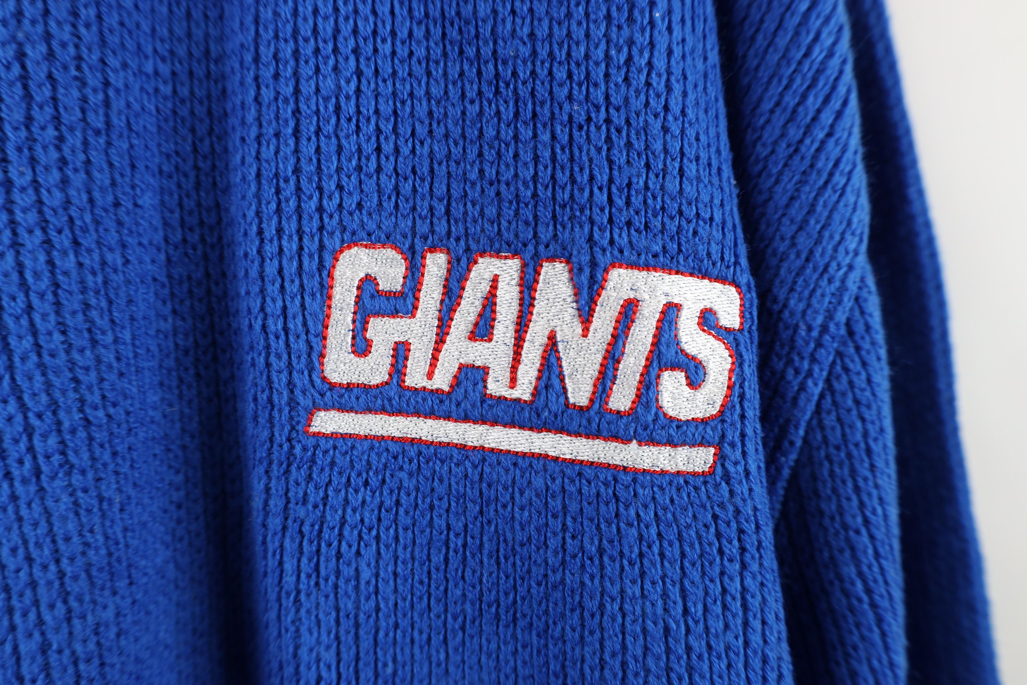Starter Vintage 80s 90s Starter Giants Football Ribbed Knit Sweater Size US XL / EU 56 / 4 - 4 Thumbnail