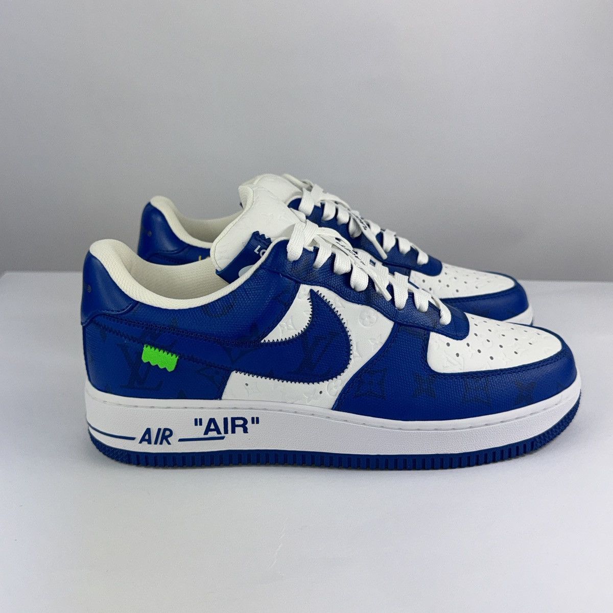 Louis Vuitton LOUIS VUITTON X AIR FORCE 1 BLUE SNEAKERS Size US 8.5 / EU 41-42 - 1 Thumbnail