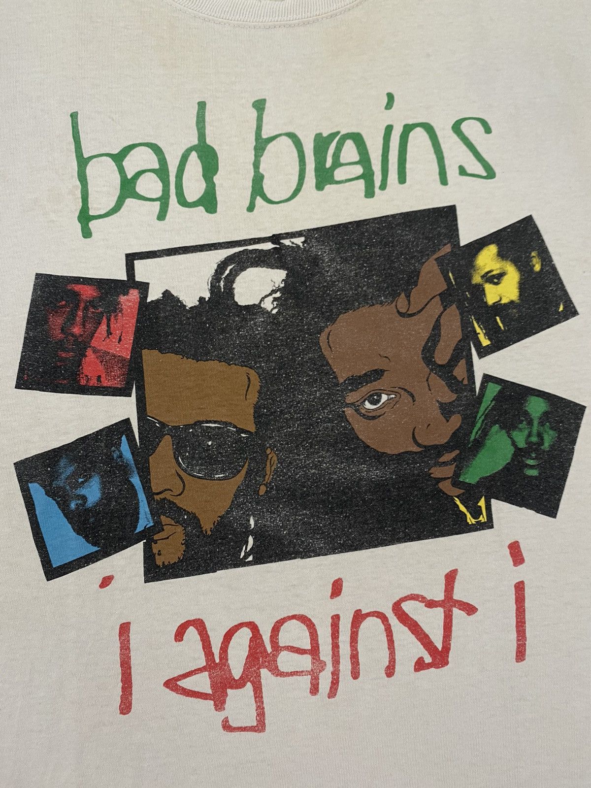 Band Tees Vintage Bad brains I Against I shirt Size US M / EU 48-50 / 2 - 2 Thumbnail