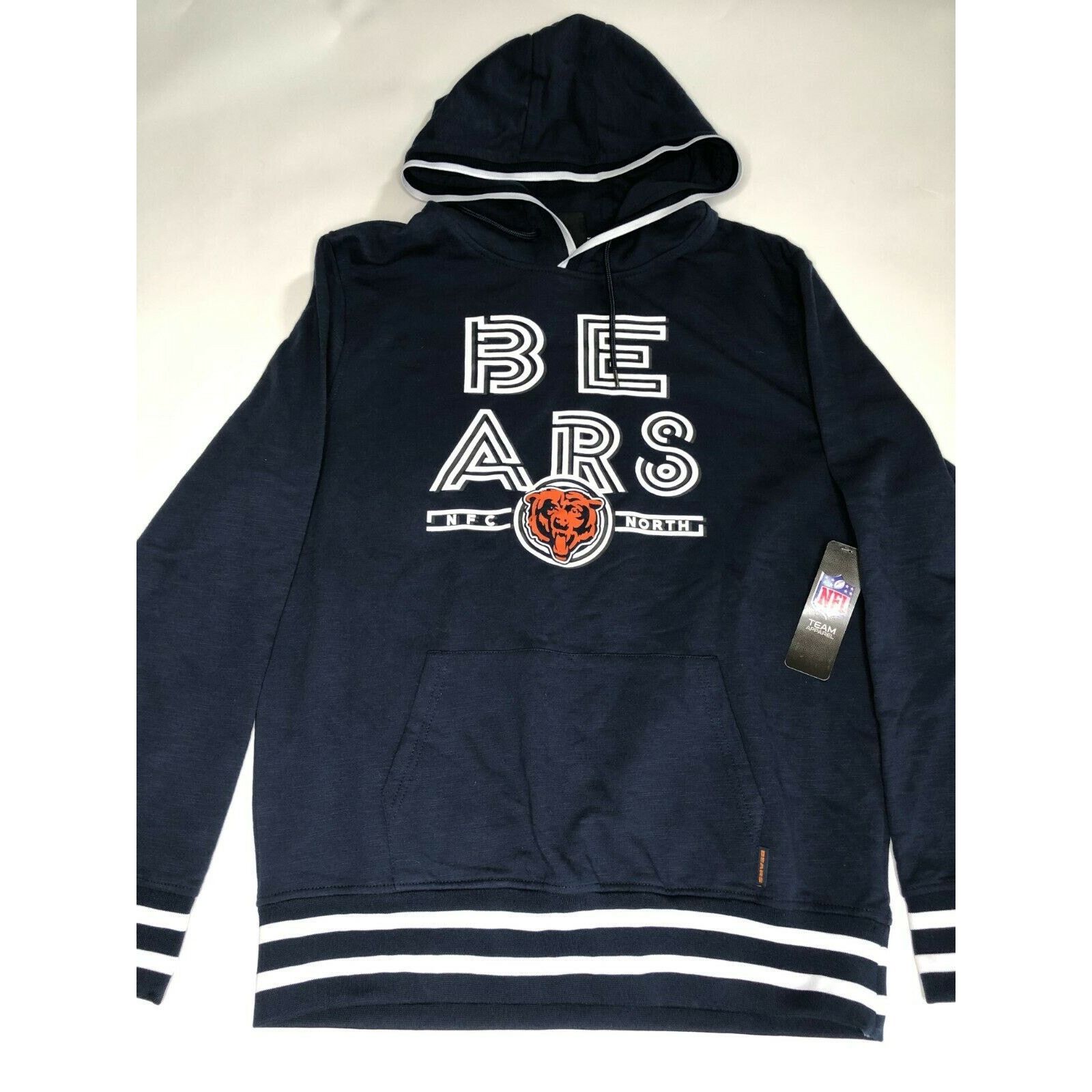 NFL Men's Chicago Bears Football Traditonal Navy Hoody shops Hooded Sweatshirt Size S