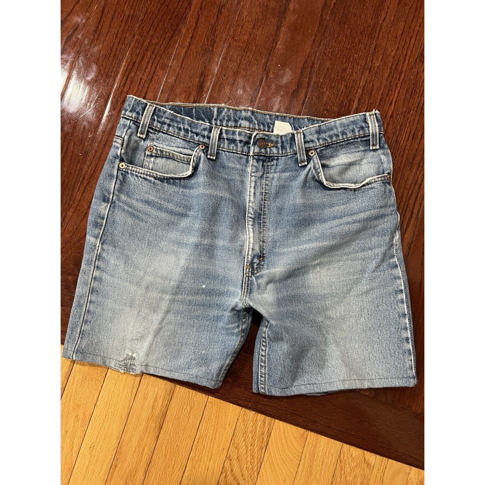 Levi's Vintage Levis Cut Off Shorts 38 Blue Jorts Denim Jeans 505 Size US 38 / EU 54 - 1 Thumbnail