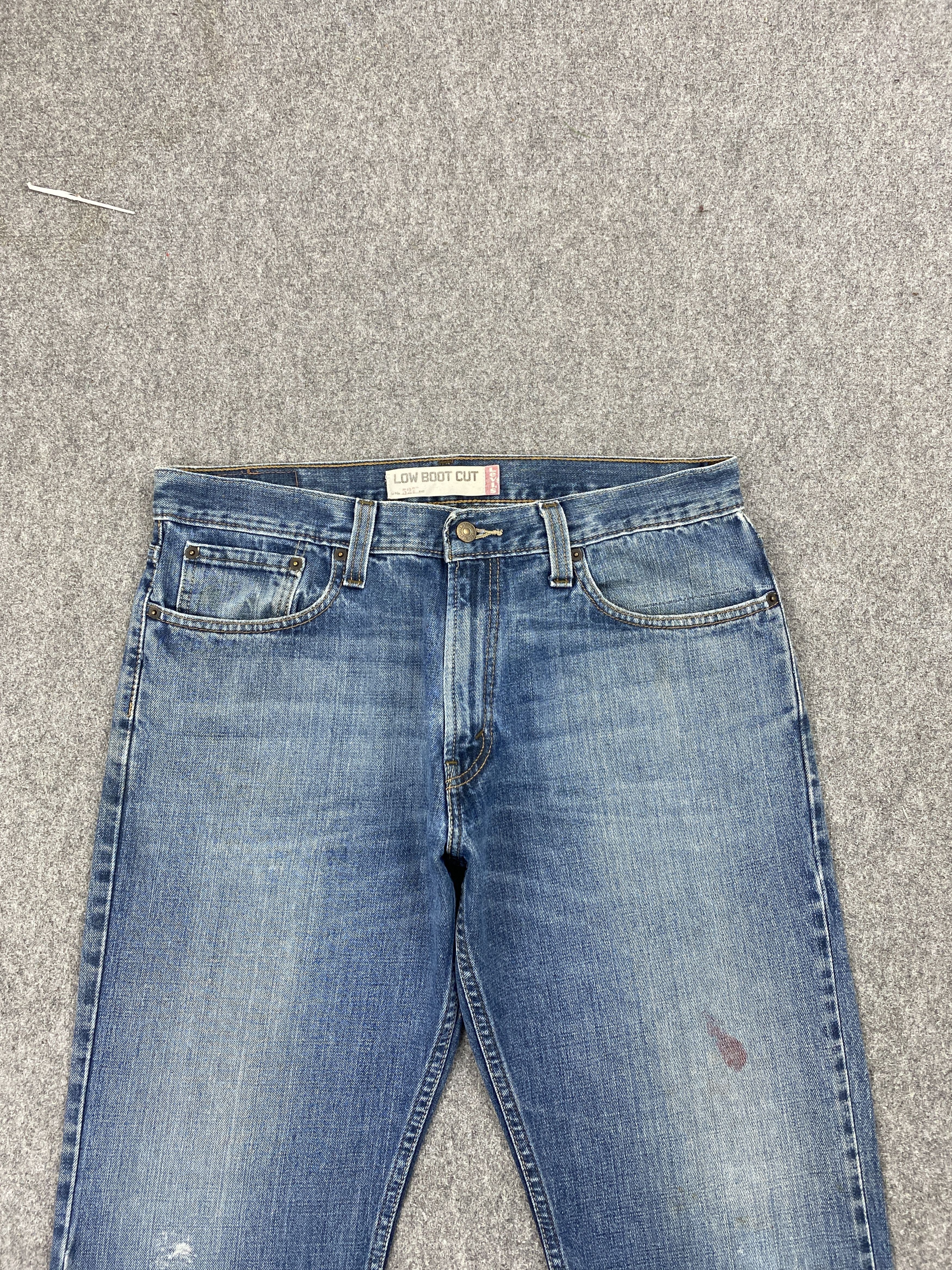 Levi's × Vintage Faded Blue Vintage Levi's 527 Bootcut Jeans Size US 35 - 2 Thumbnail
