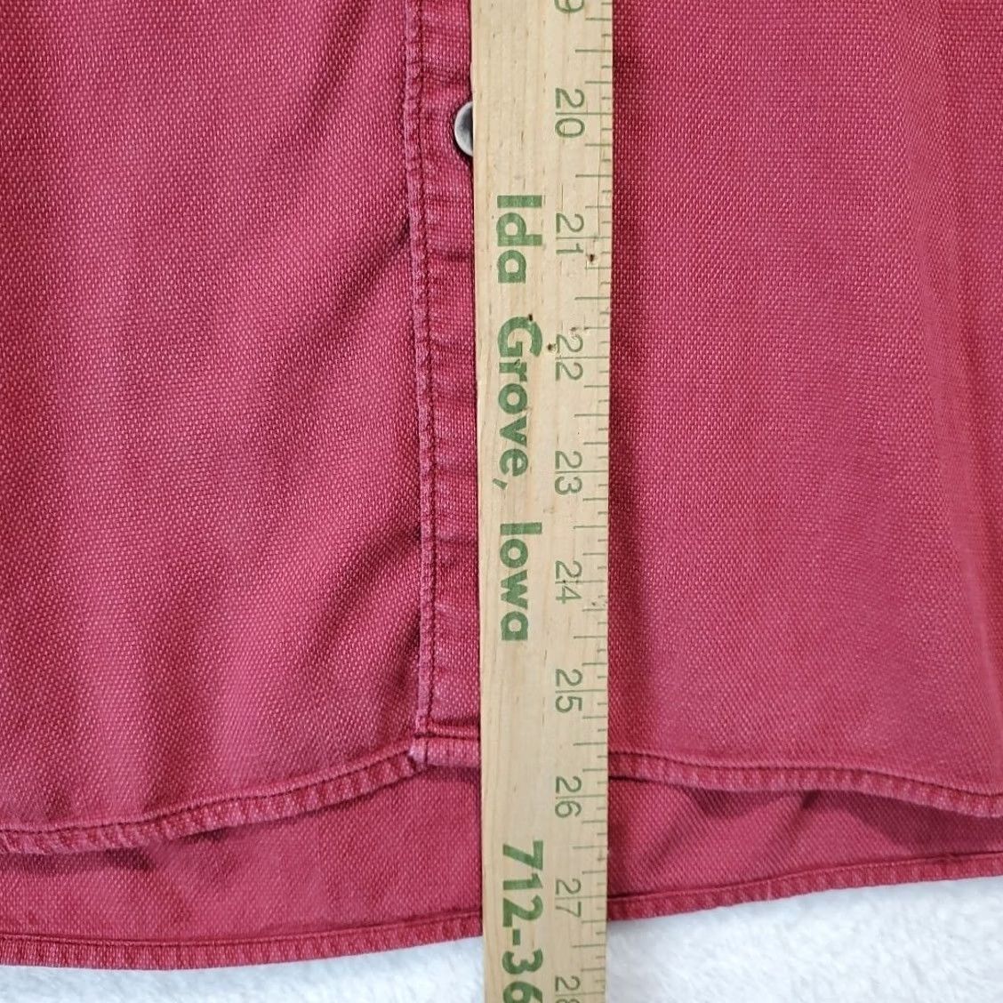 Tommy Bahama Tommy Bahama Shirt Red Long Sleeve Button-Up Solid All Seasons Pockets Casual Travel Adults M Size US M / EU 48-50 / 2 - 5 Thumbnail