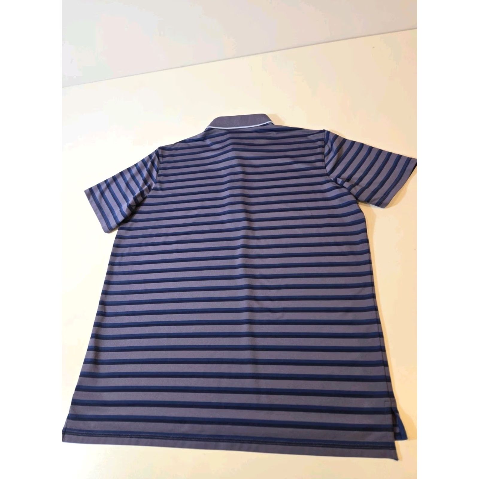 Vintage Greyson Polo Shirt Striped Blue Men's L Polo Golf Performance Size US L / EU 52-54 / 3 - 6 Thumbnail
