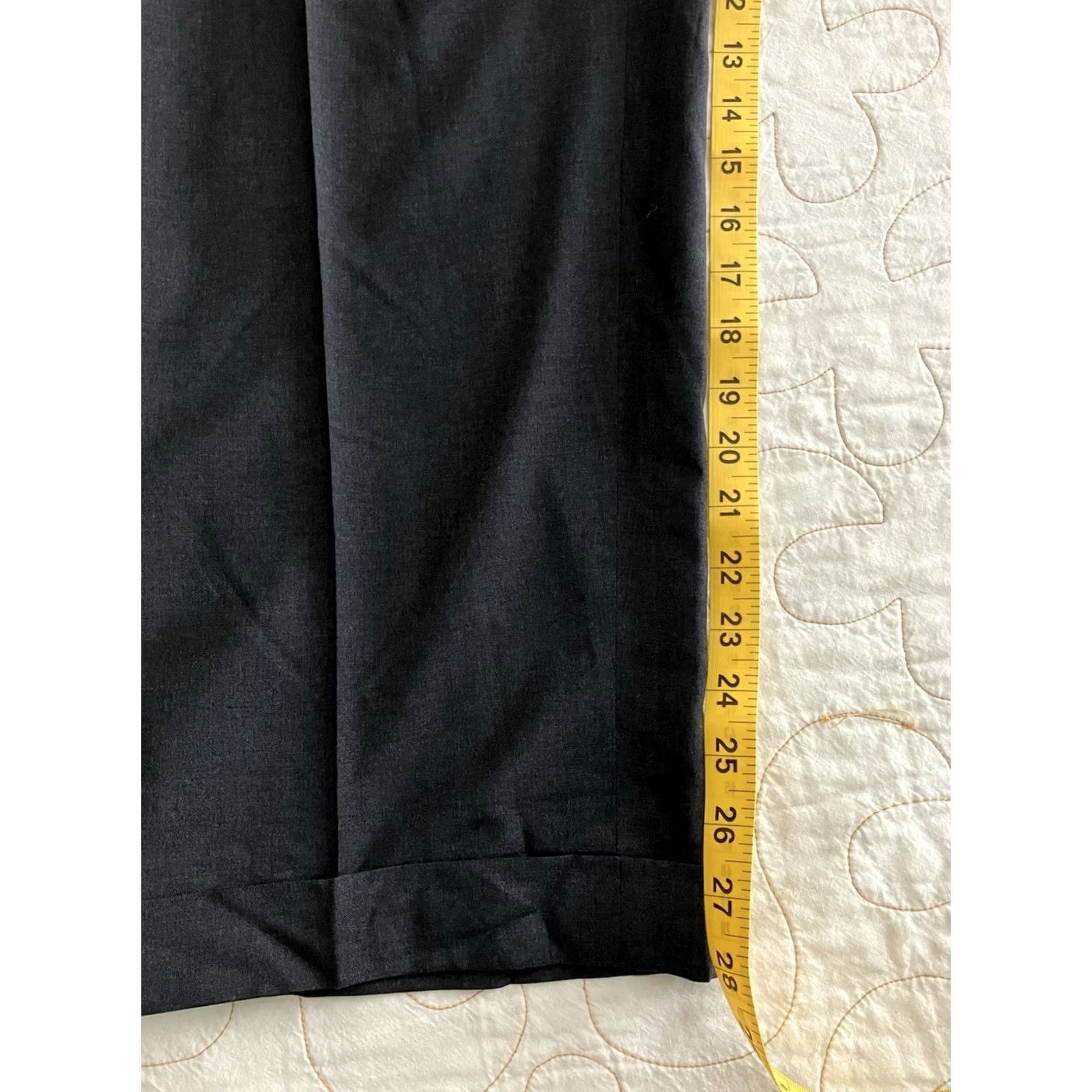 Vintage Samuelsohn Performance Pants 44x28 Gray Cotton Lycra Slim Straight Leg Men Regular Pants Size US 44 / EU 60 - 5 Thumbnail