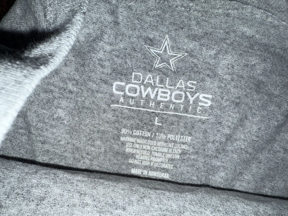 NFL × Nike Vintage Dallas Cowboys NFL Grey Long-sleeve T-Shirt Large Size US L / EU 52-54 / 3 - 4 Thumbnail