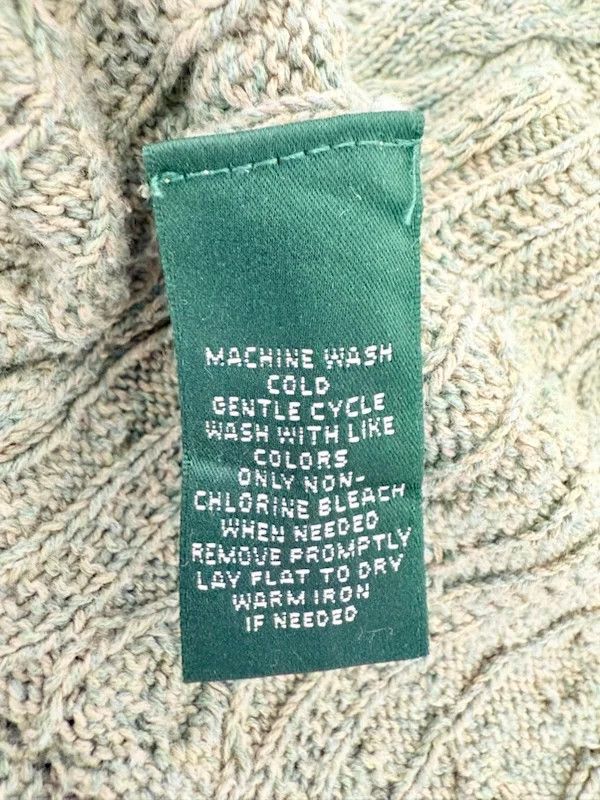 Lauren Ralph Lauren Maglia Ralph Lauren cotone trecce verde Donna L Size L / US 10 / IT 46 - 8 Thumbnail