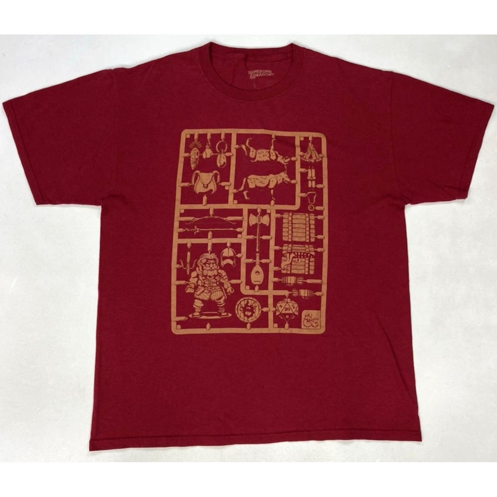 Vintage VINTAGE Dungeons & Dragons Graphic T-shirt Men Large Red Short Sleeve Size US L / EU 52-54 / 3 - 2 Thumbnail