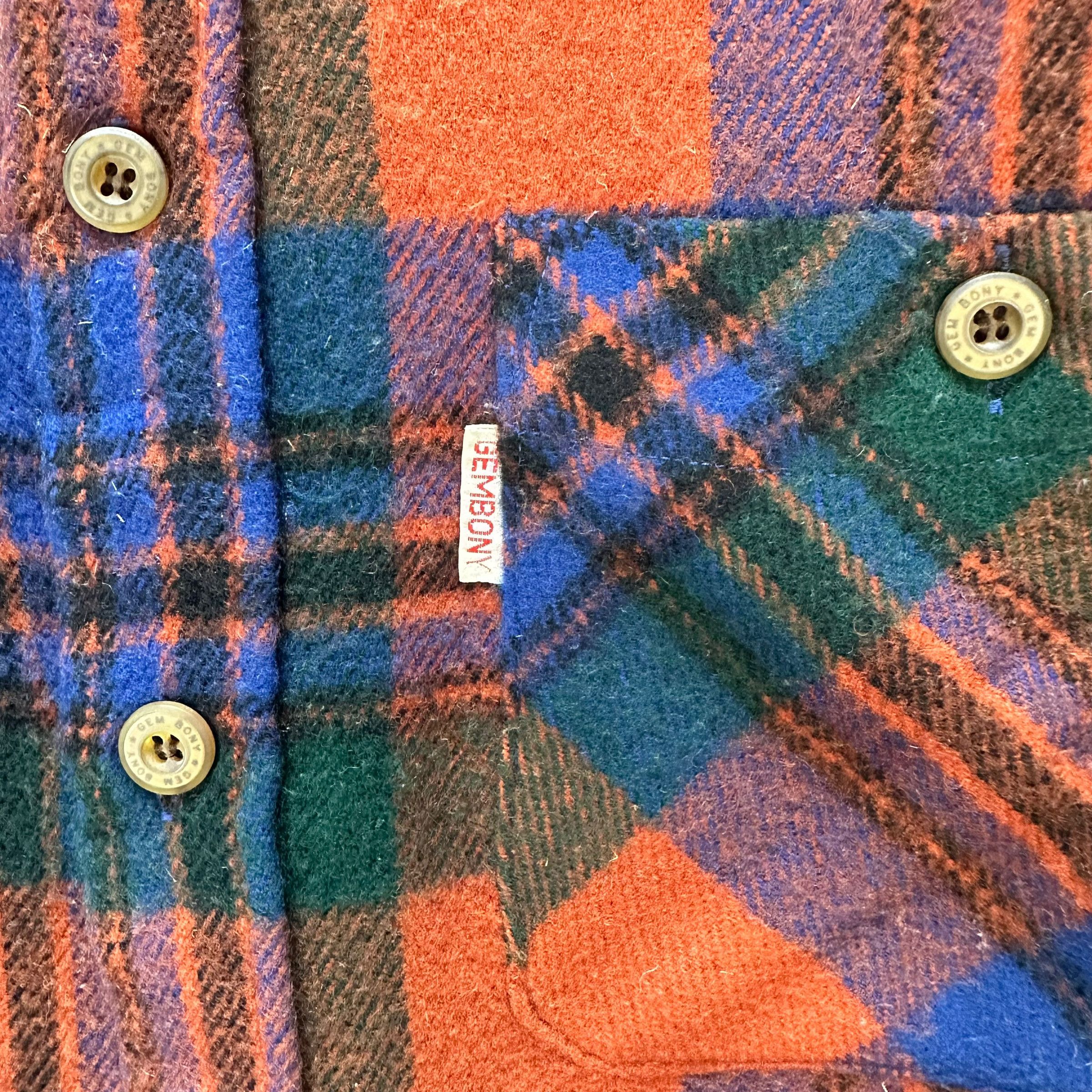 Vintage VINTAGE GEMBONY OUTDOOR STYLING TARTAN FLANNEL #7499-149 Size US M / EU 48-50 / 2 - 4 Thumbnail