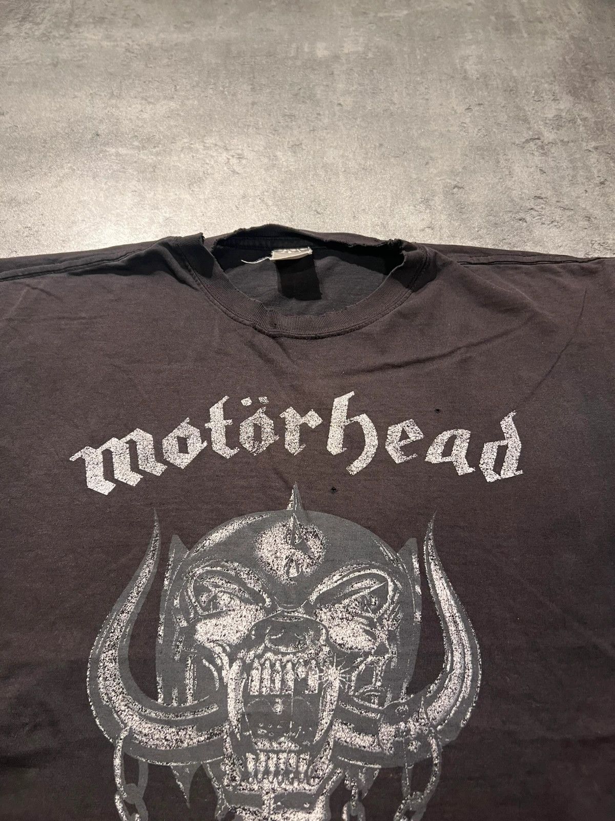 Vintage Vintage rare thrashed destroyed motorhead deutschland tshirt Size US L / EU 52-54 / 3 - 4 Thumbnail