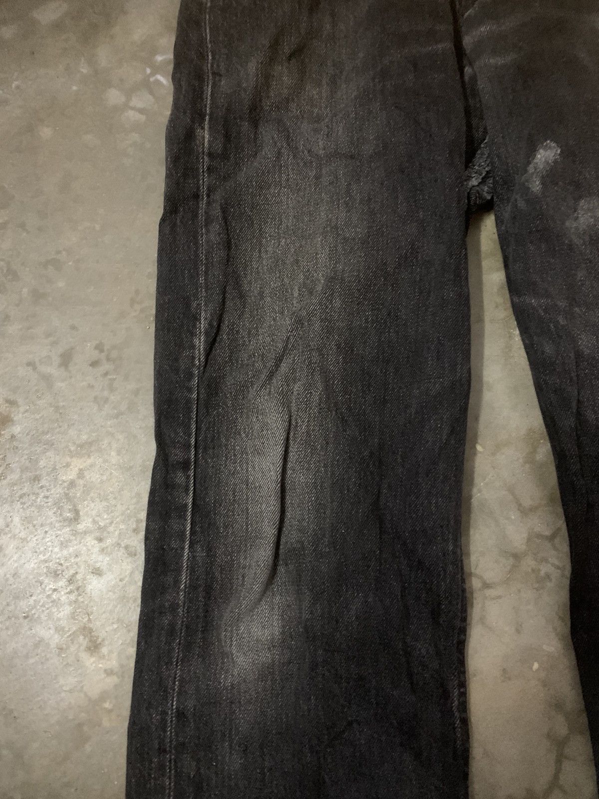 Levi's × Levi's Vintage Clothing Vintage 90’s Levi’s Single R Super Black Denim Jeans Size US 30 / EU 46 - 4 Thumbnail