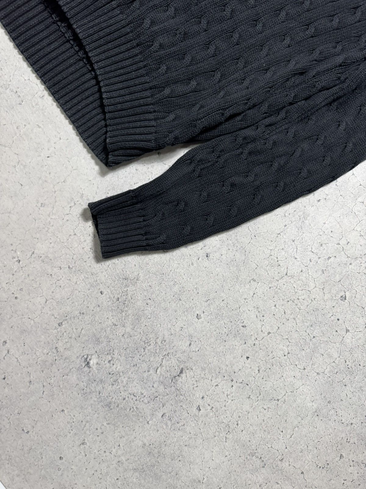 Polo Ralph Lauren Polo Ralph Lauren Sport Women’s Cable Knit Sweater Black Size XL / US 12-14 / IT 48-50 - 4 Thumbnail