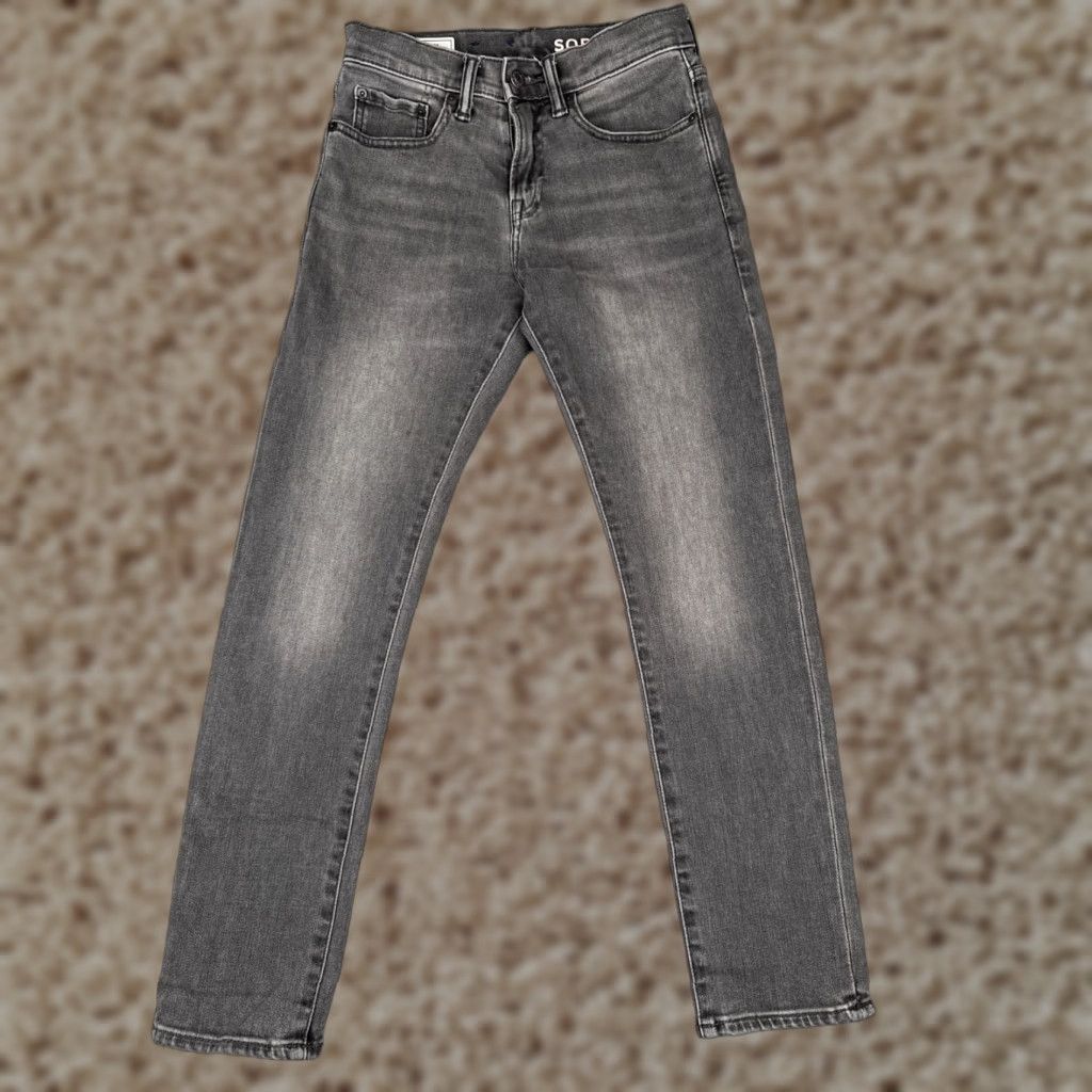 Gap Gap Jeans Women Jeans Slim Straight Leg Denim Gray 28 Cotton Blend 5-Pocket Zipper Button Embroidered Studded Medium Wash 90s Womens Size 28" / US 6 / IT 42 - 1 Thumbnail
