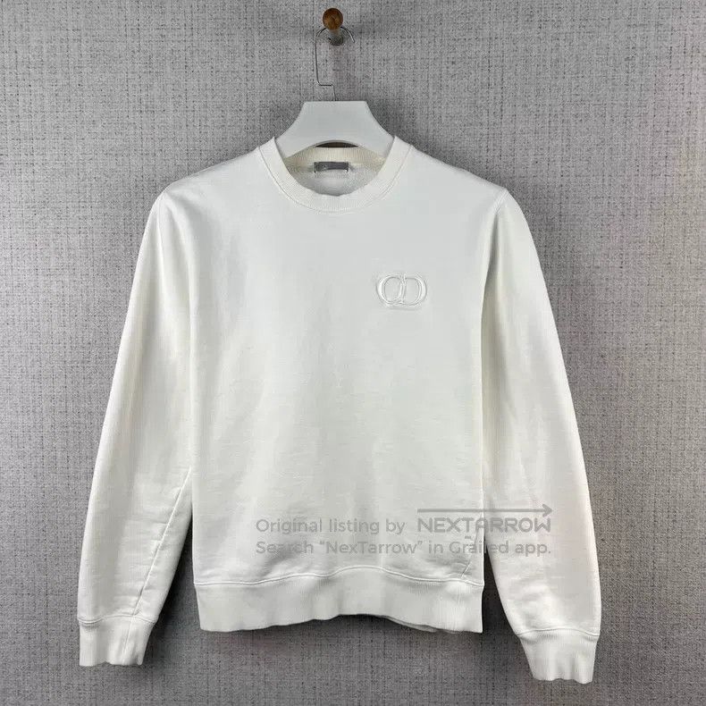 Dior Dior Solid colour CD embroidery round-neck pullover sweats Size US M / EU 48-50 / 2 - 1 Thumbnail