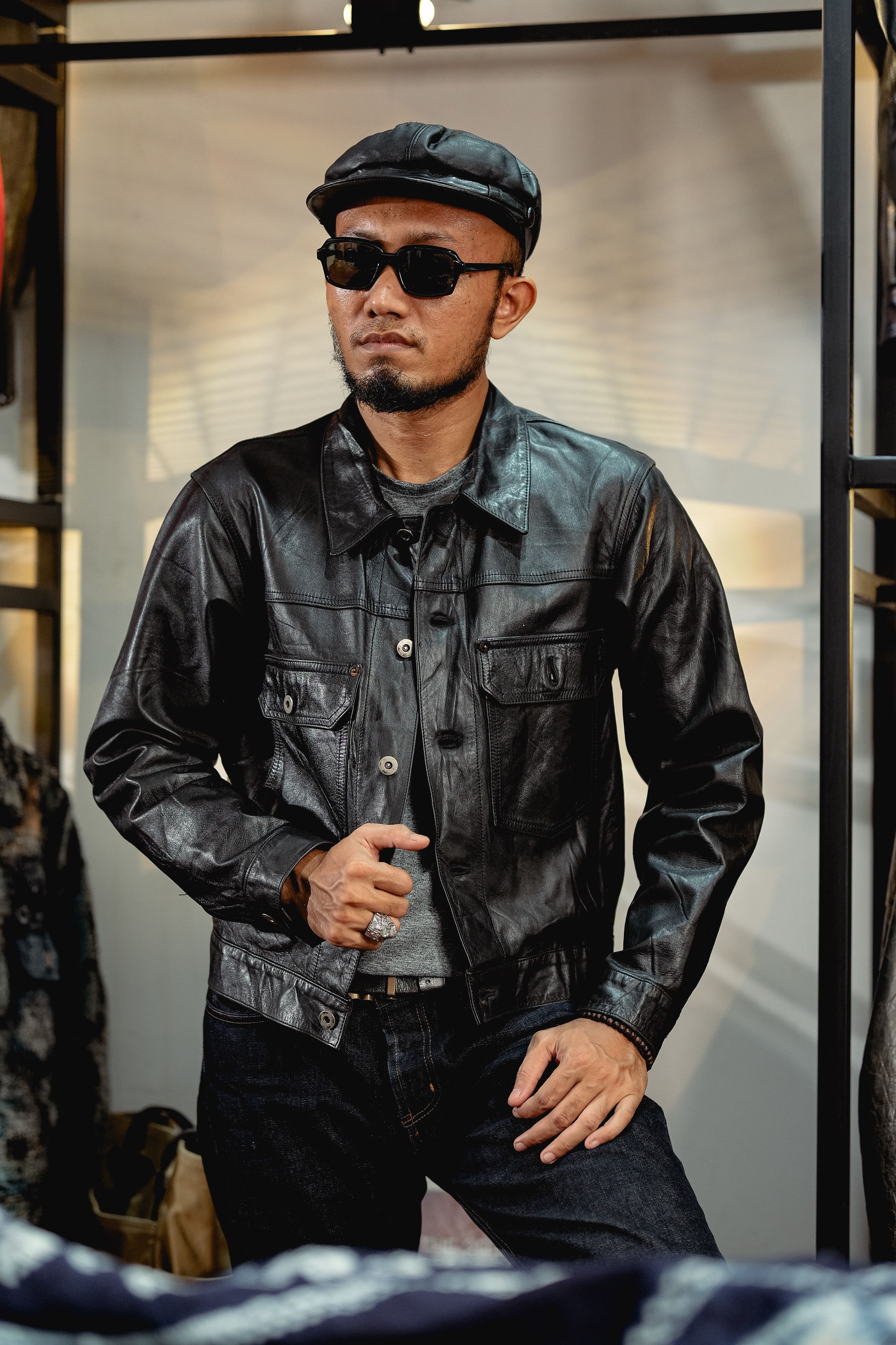 Harold's Gear Leather Jacket size L | eBay