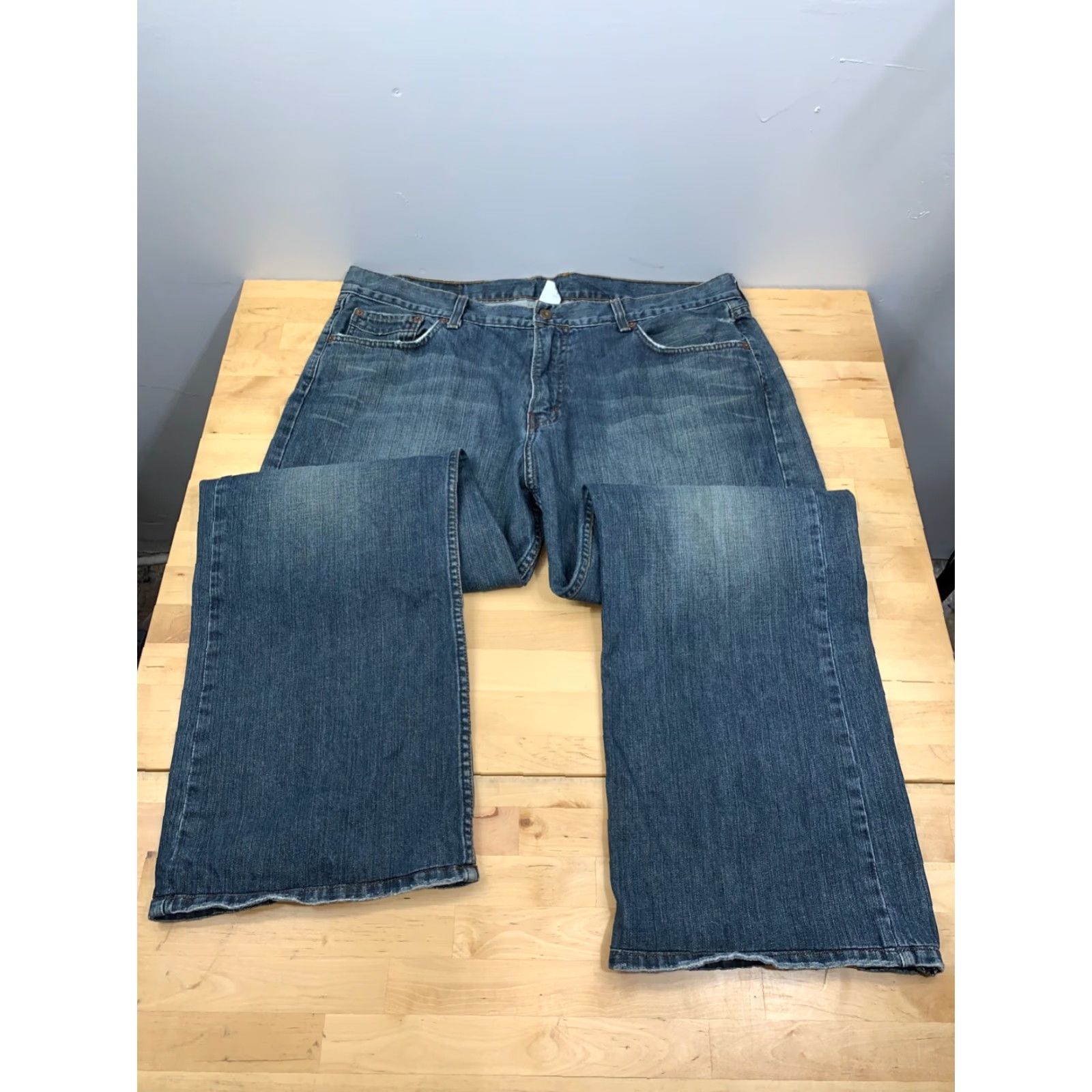 Lucky Brand Lucky Brand Jeans Men Blue 38x31 Dungarees Santa Fe 5716 Straight Regular Cold? Size US 38 / EU 54 - 2 Thumbnail
