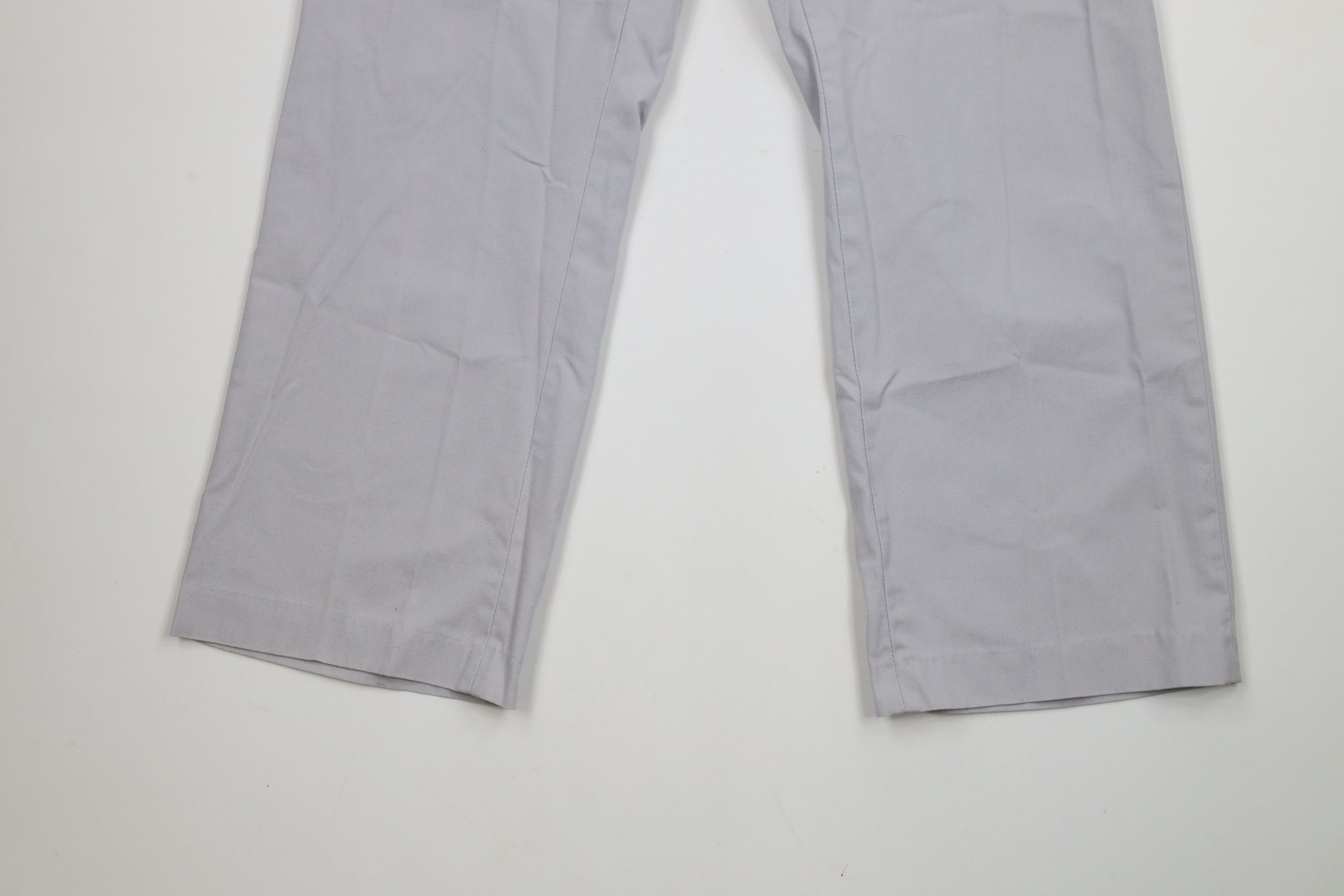 Vintage Vintage 70s Streetwear Wide Leg Chino Pants Trousers Gray Size US 34 / EU 50 - 4 Thumbnail