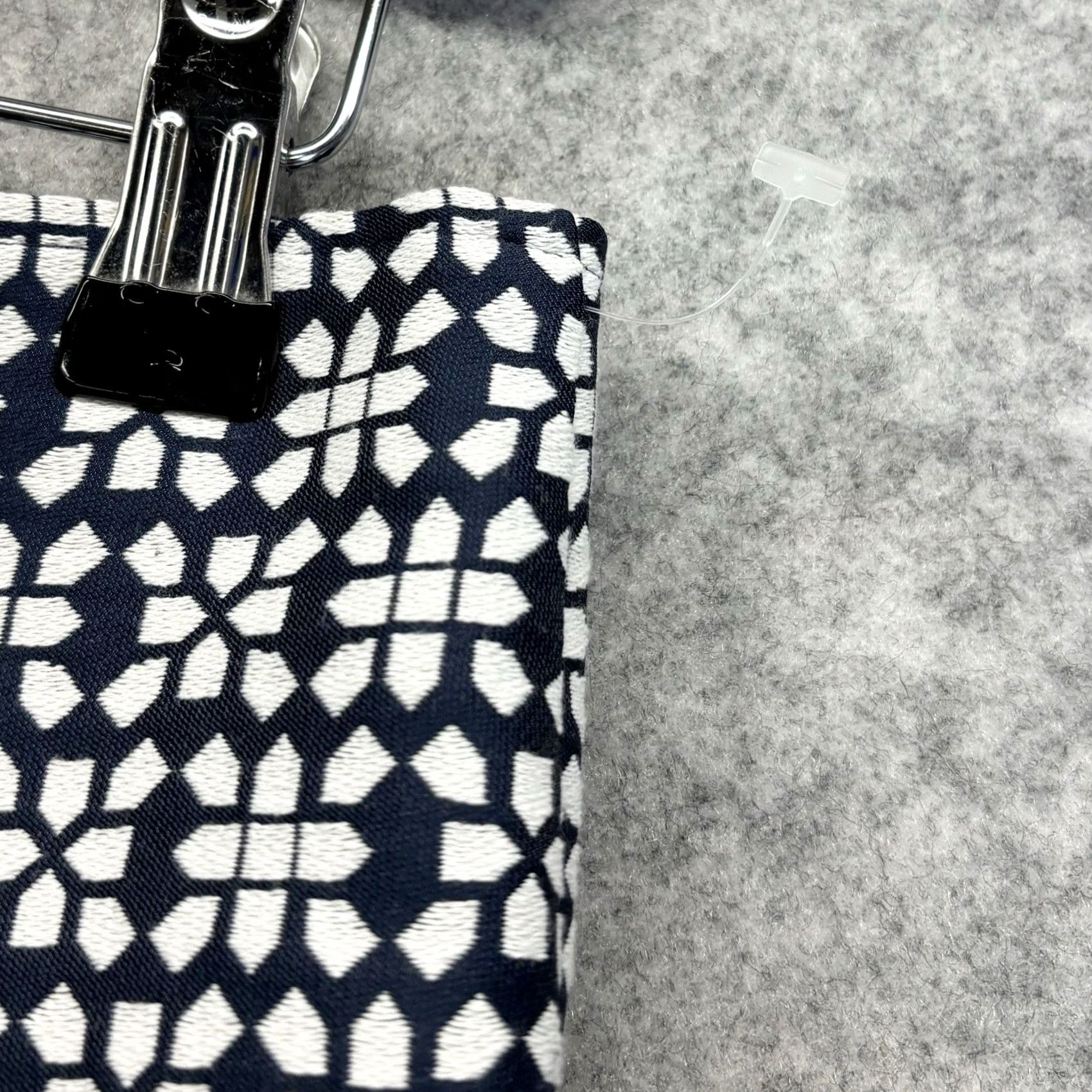 NEXT Next Mini Skirt UK8 - Navy White Geometric Pattern - New with Tags (BNWT) Size 30" / US 8 / IT 44 - 7 Thumbnail