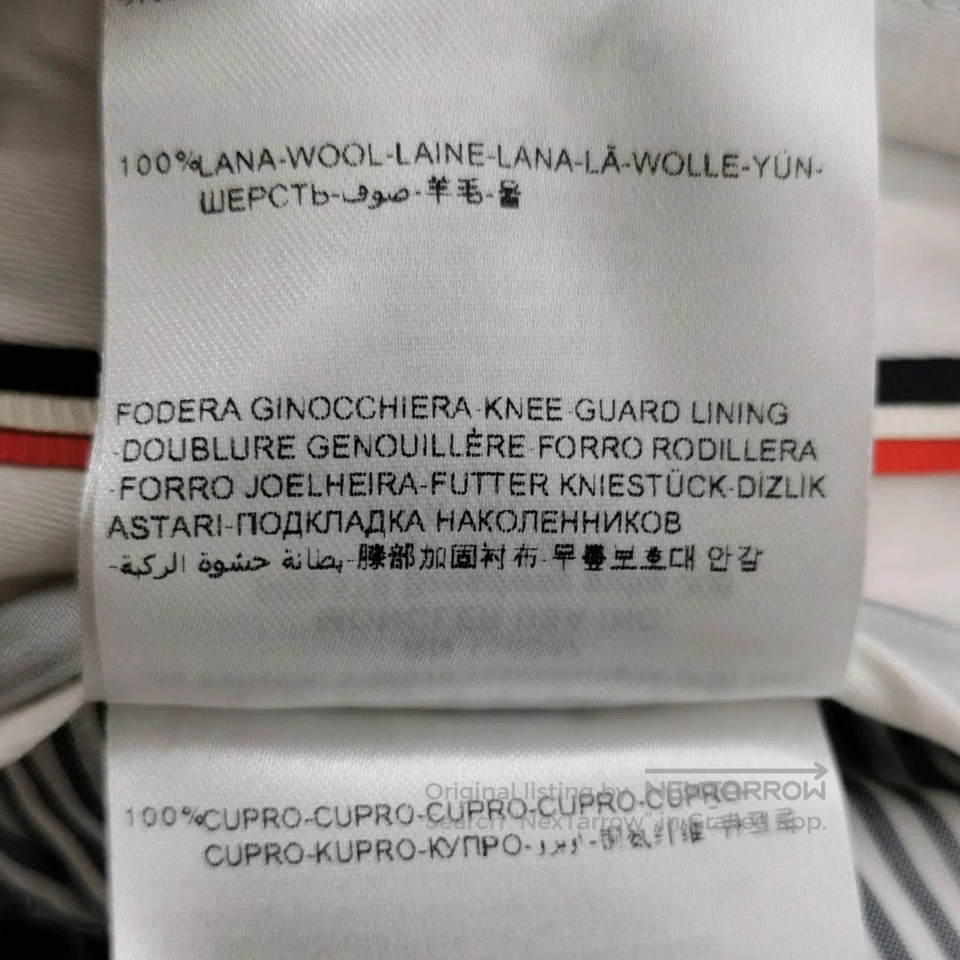 Moncler Moncler Wool Blend Plaid Logo Pants XXS/42. Size US 42 / EU 58 - 8 Thumbnail