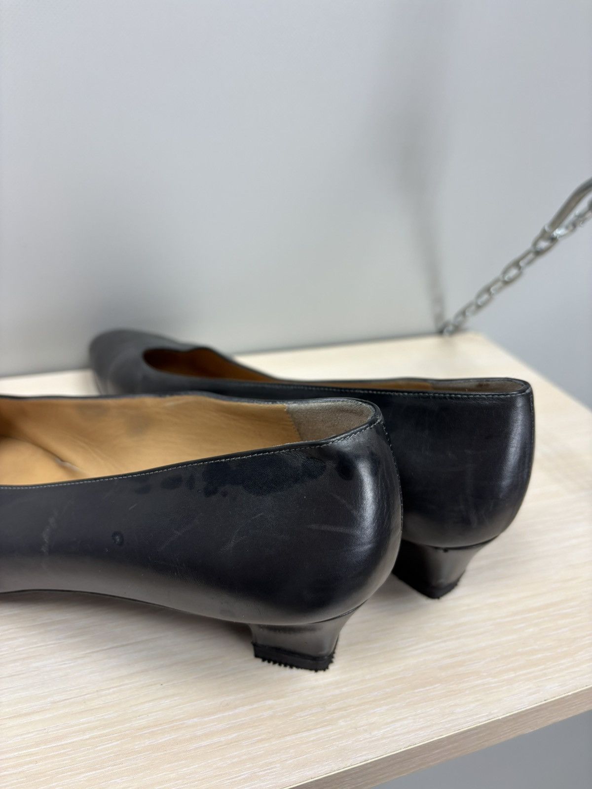 Celine Womens heels Celine Paris Size 40 1/2 Color Gray Size US 10.5 / IT 40.5 - 9 Thumbnail