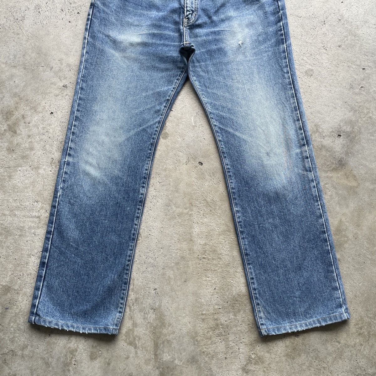 Edwin Vintage Edwin 403 Jeans Faded Denim Pants W33x29.5 Size US 33 - 4 Thumbnail
