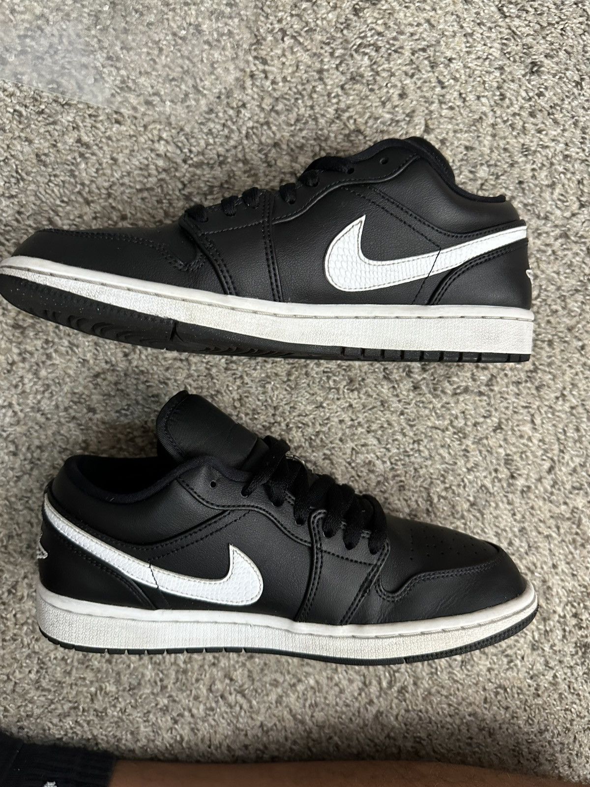 Nike Air jordan 1 low black white - size 8 men Size US 8 / EU 41 - 2 Thumbnail