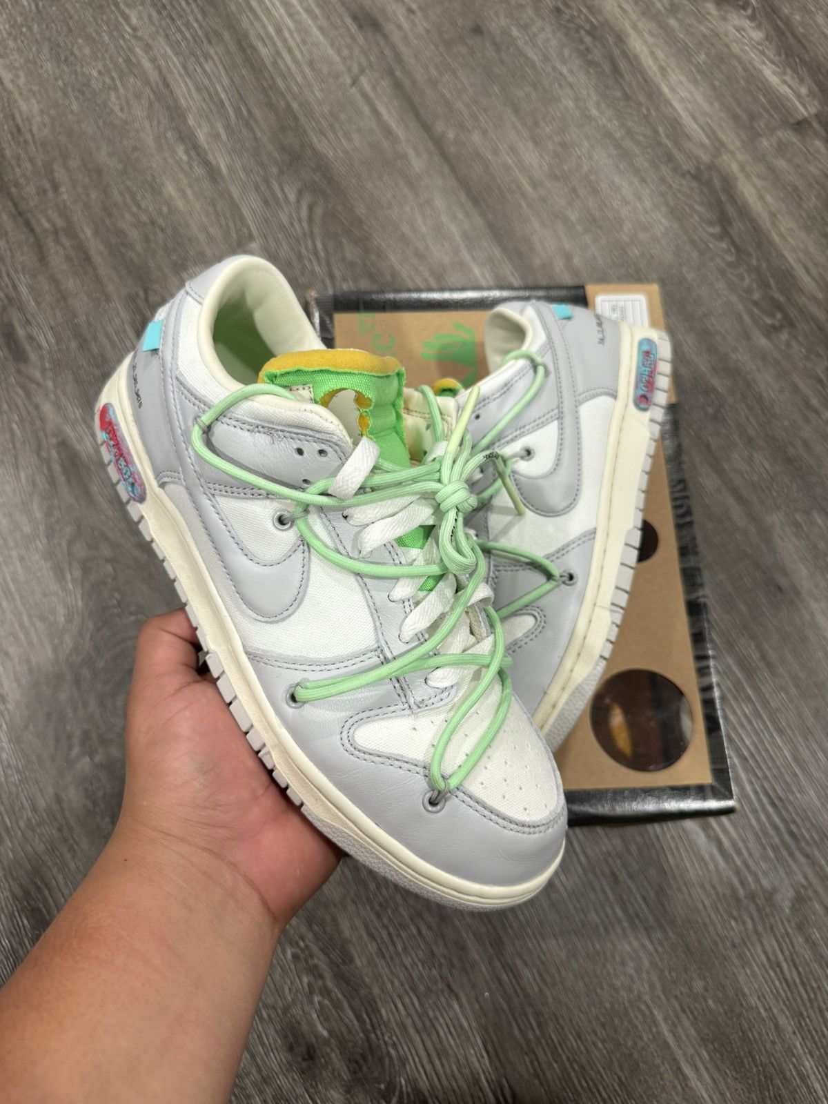 Nike Off White Nike Off White Dunk Lot 7 Virgil Abloh Size 9.5 Grailed