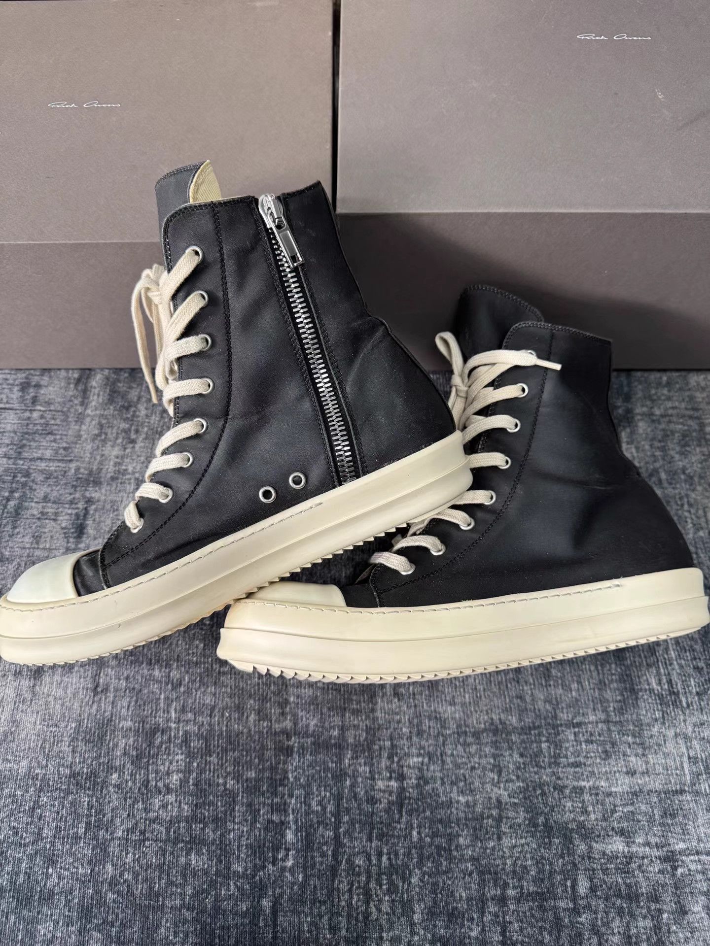 Rick Owens Rick Owens DRKSHDW Waxed Big Converse Size US 9.5 / EU 42-43 - 4 Thumbnail