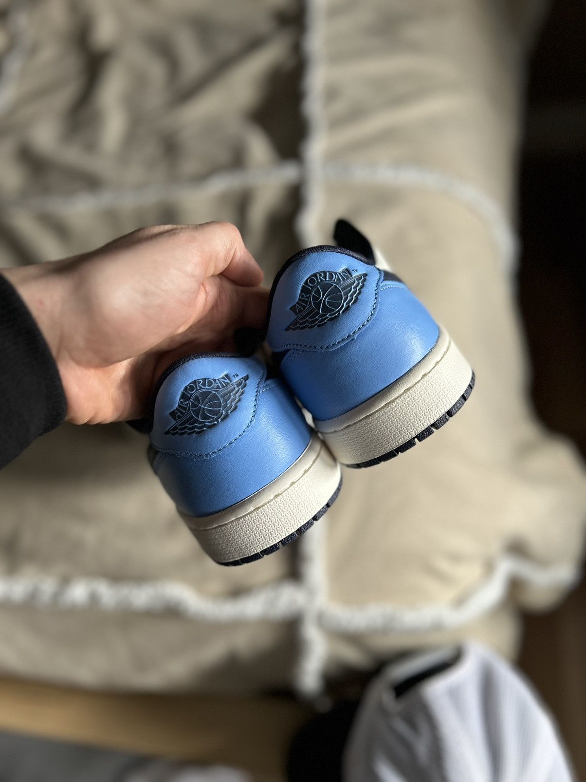 Jordan Brand × Nike Jordan 1 low Obsidian Size 10 Size US 10 / EU 43 - 3 Thumbnail