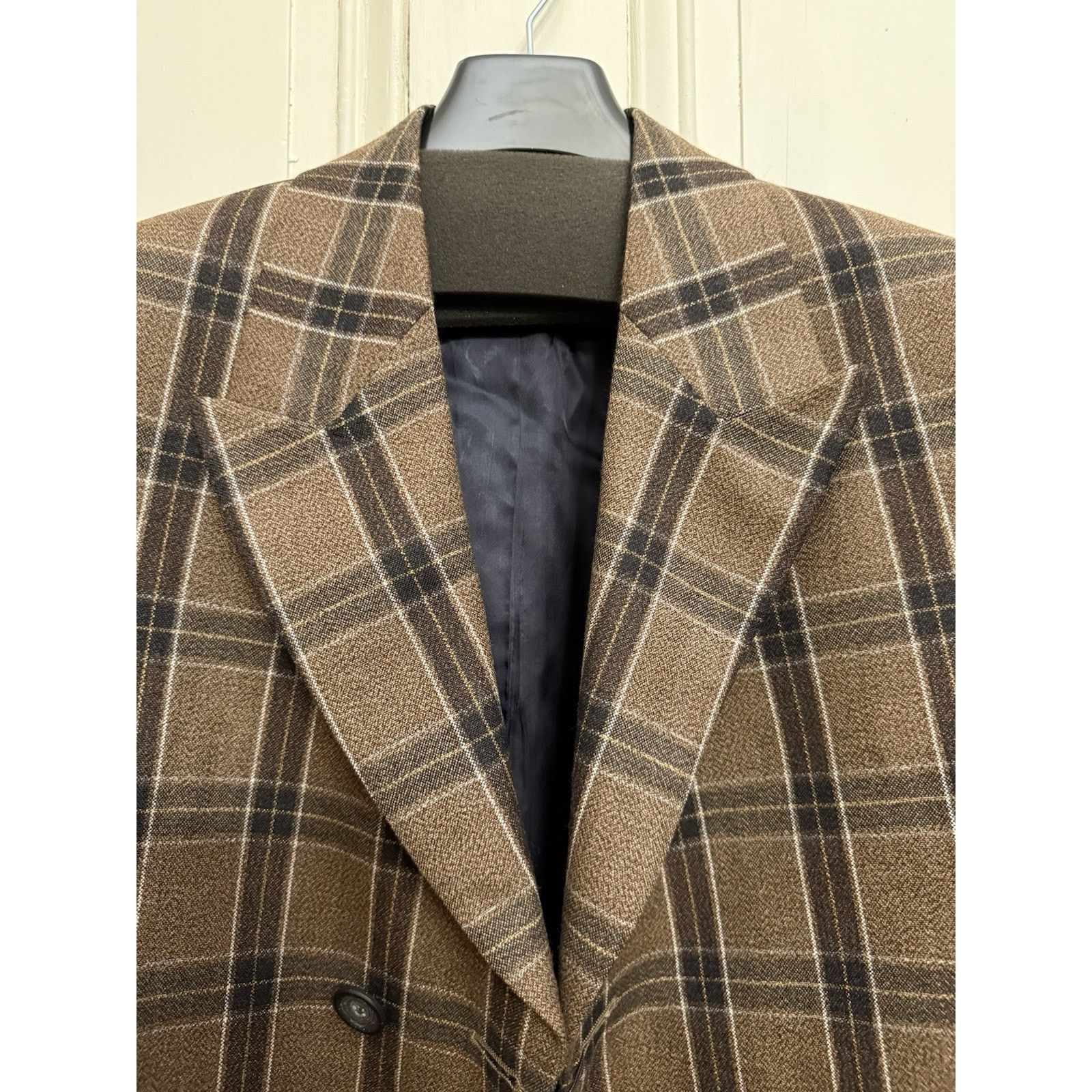 Paul Smith Super Rare $1995 Paul Smith Wool Check Trench Coat. US Large Size US L / EU 52-54 / 3 - 3 Thumbnail