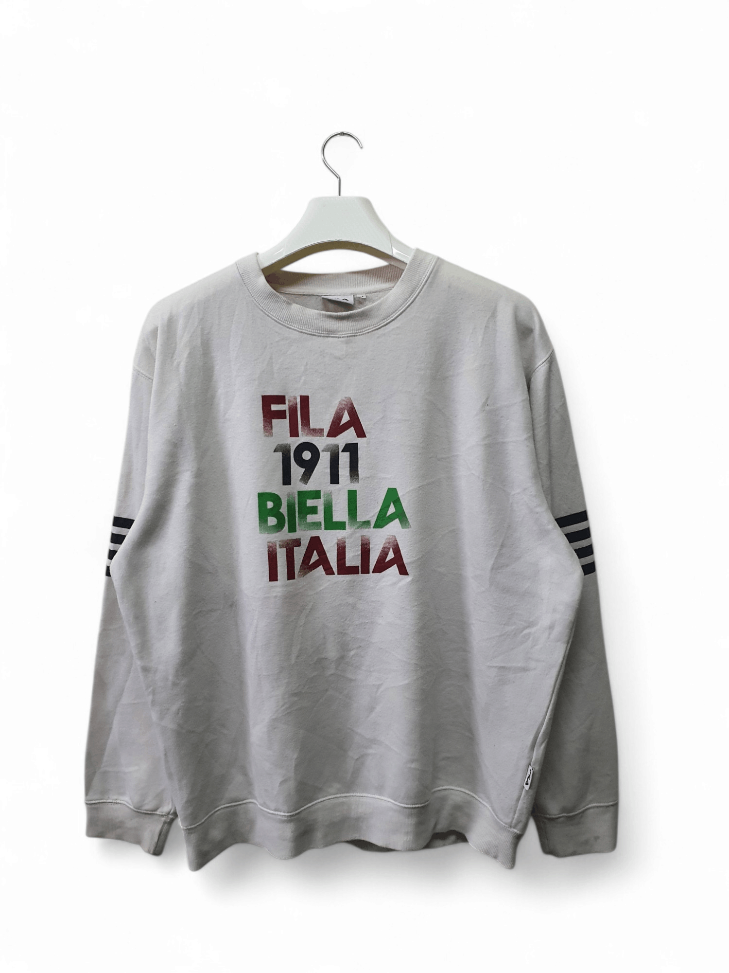 Fila vintage Fila "1911 Biella Italia" graphic sweatshirt Size US L / EU 52-54 / 3 - 1 Thumbnail