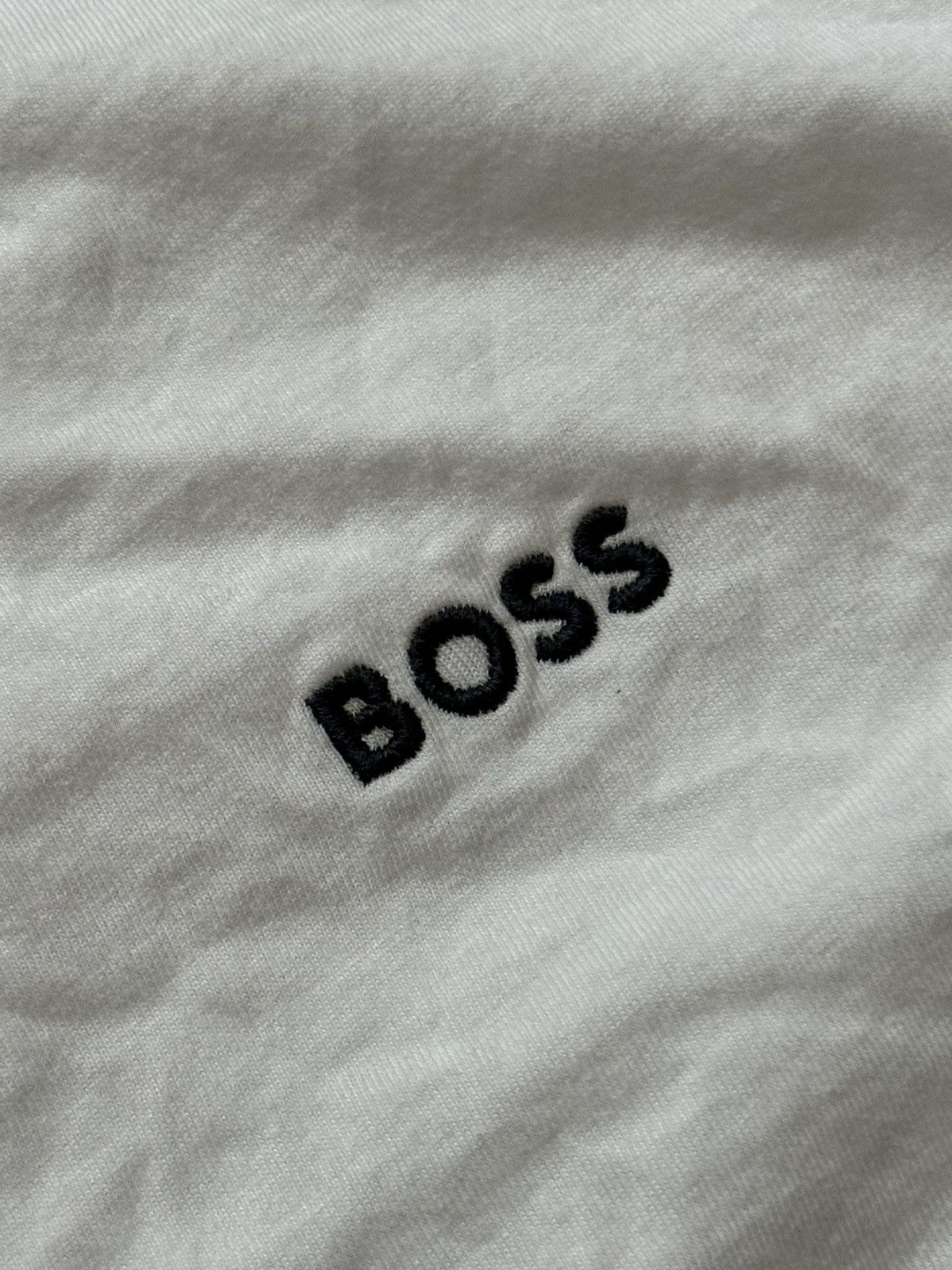 Designer × Hugo Boss Hugo boss L/M white tee T-shirt polo tank Size US L / EU 52-54 / 3 - 6 Thumbnail