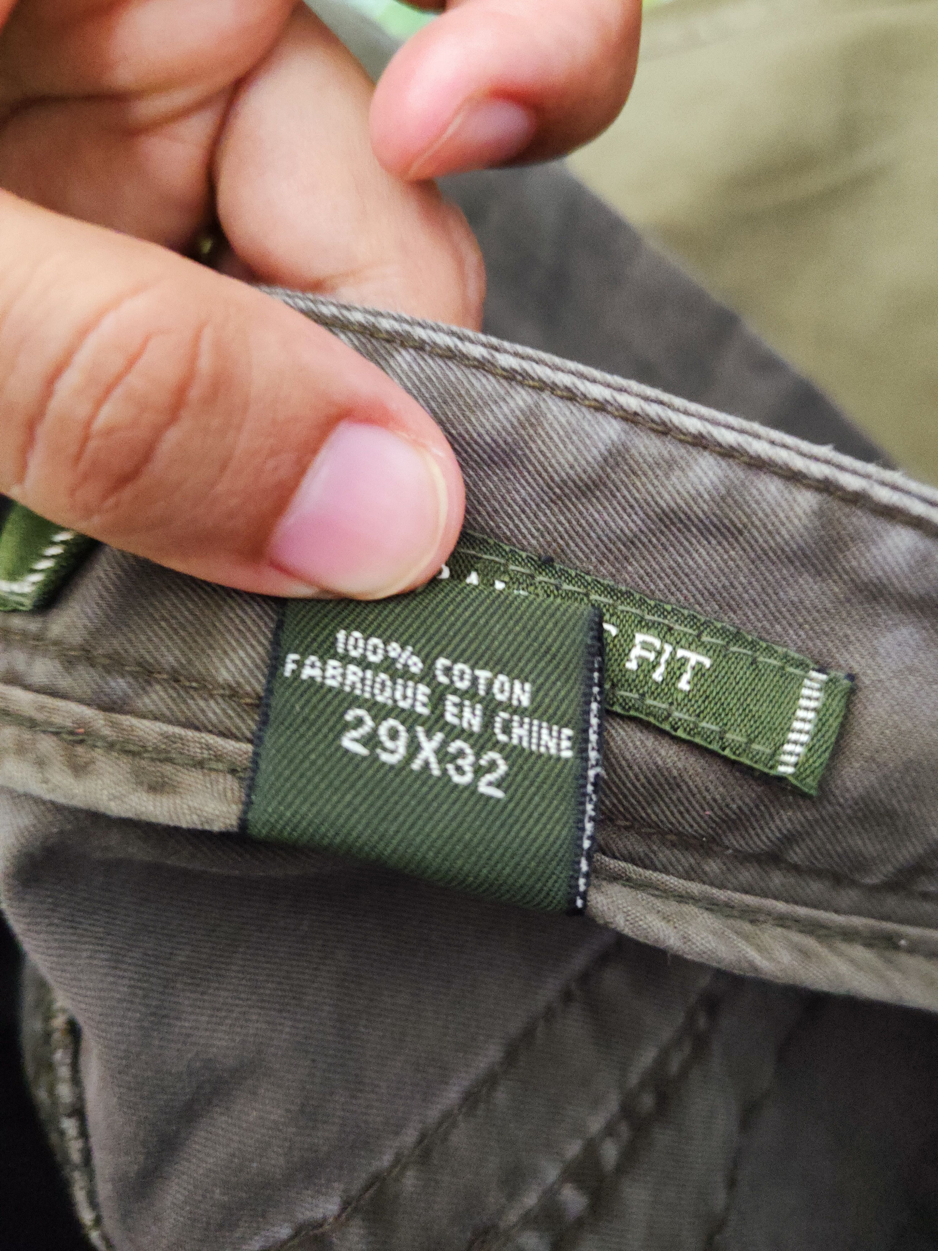 Eddie Bauer Eddie Bauer Olive Faded Multipocket Cargo Pants #W195 Size US 29 - 14 Thumbnail