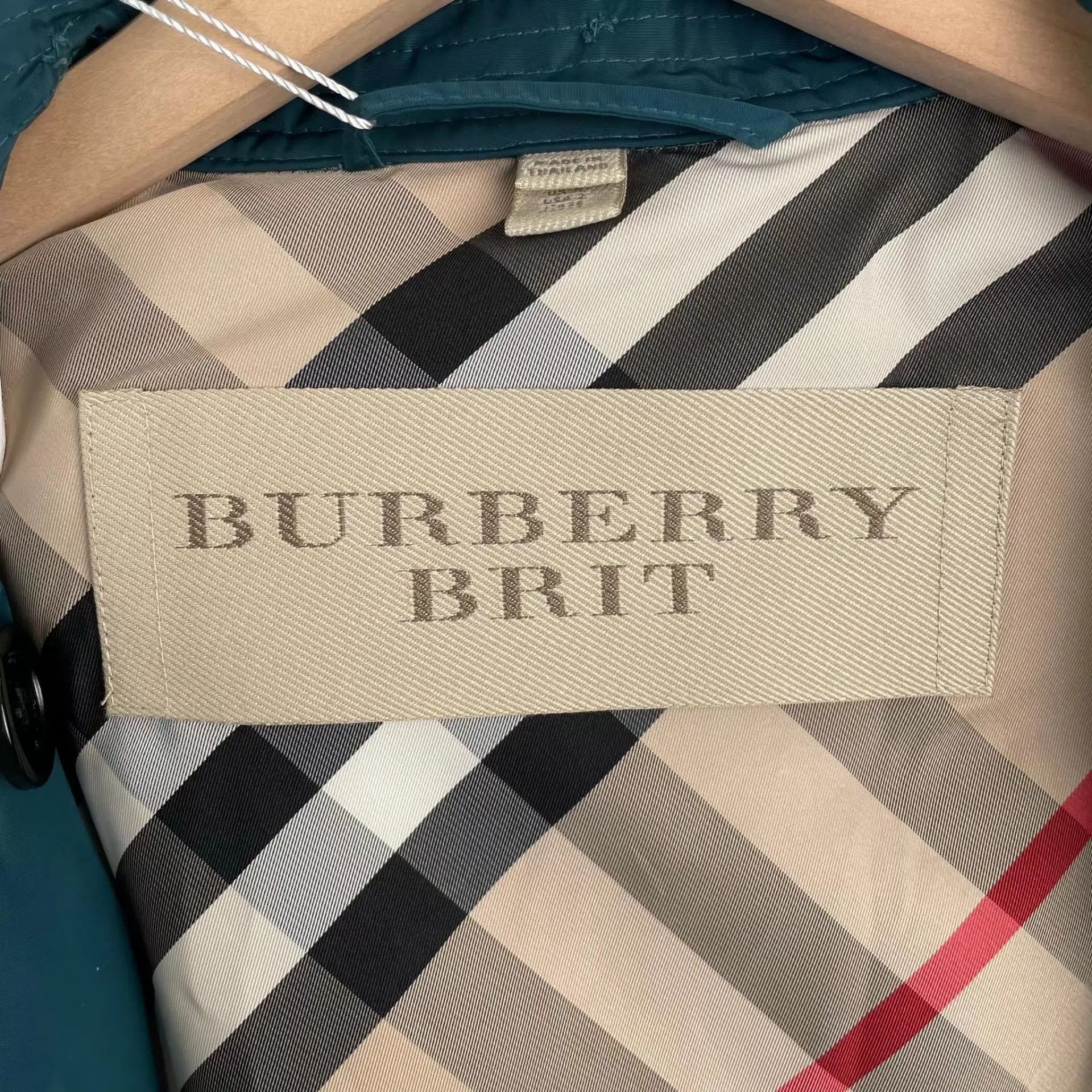 Burberry Burberry Cotton Trench Coat Green Belt Size XS / US 0-2 / IT 36-38 - 5 Thumbnail