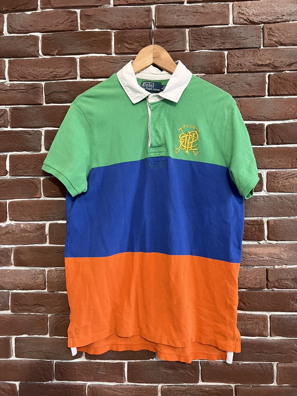 Polo Ralph Lauren Polo Ralph Lauren Vintage Rugby tshirt Striped Hype Rare Size US L / EU 52-54 / 3 - 1 Thumbnail