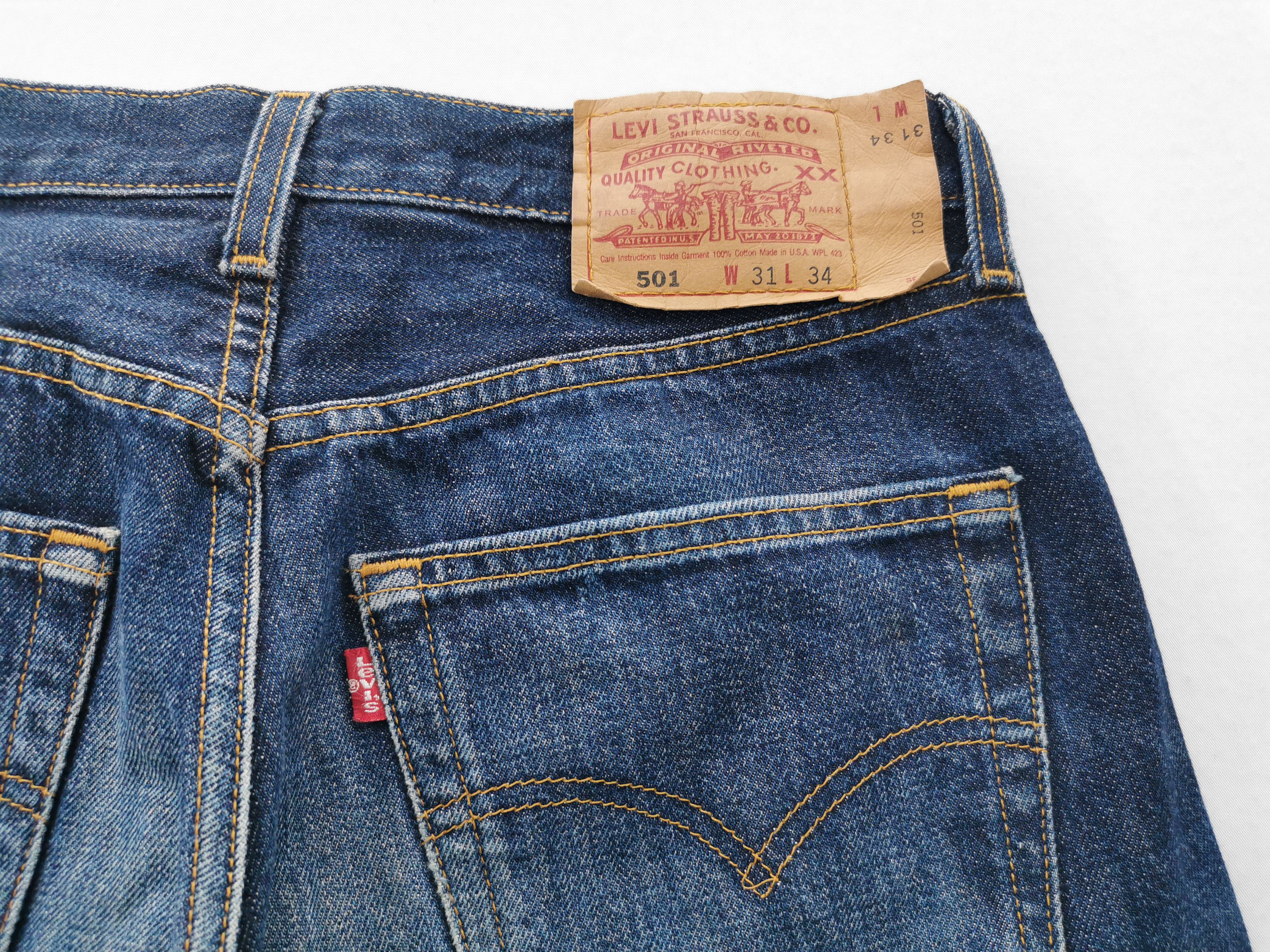 Levi's Vintage 90s Levis Lot 501 Denim Jeans Made In USA Size 30 Size US 30 / EU 46 - 7 Thumbnail