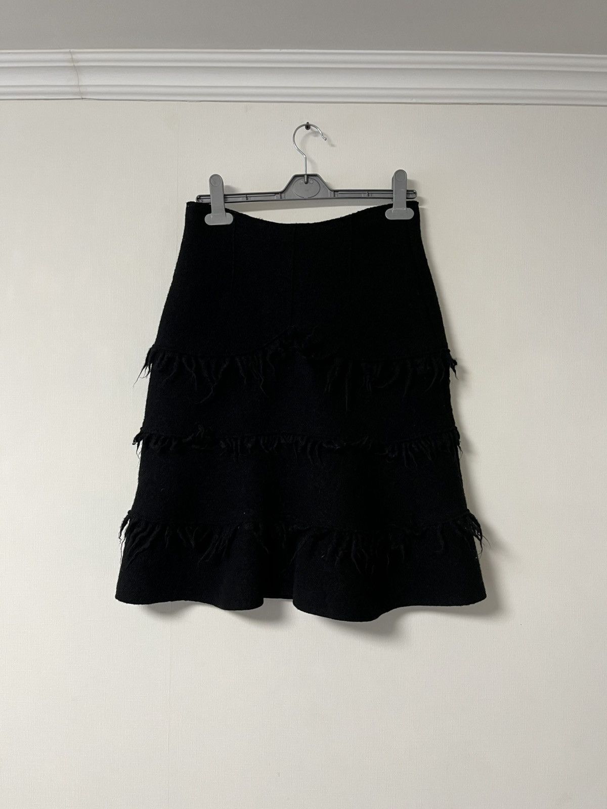 Bottega Veneta Rare Bottega Veneta Wool Skirt Size 27" / US 4 / IT 40 - 2 Thumbnail