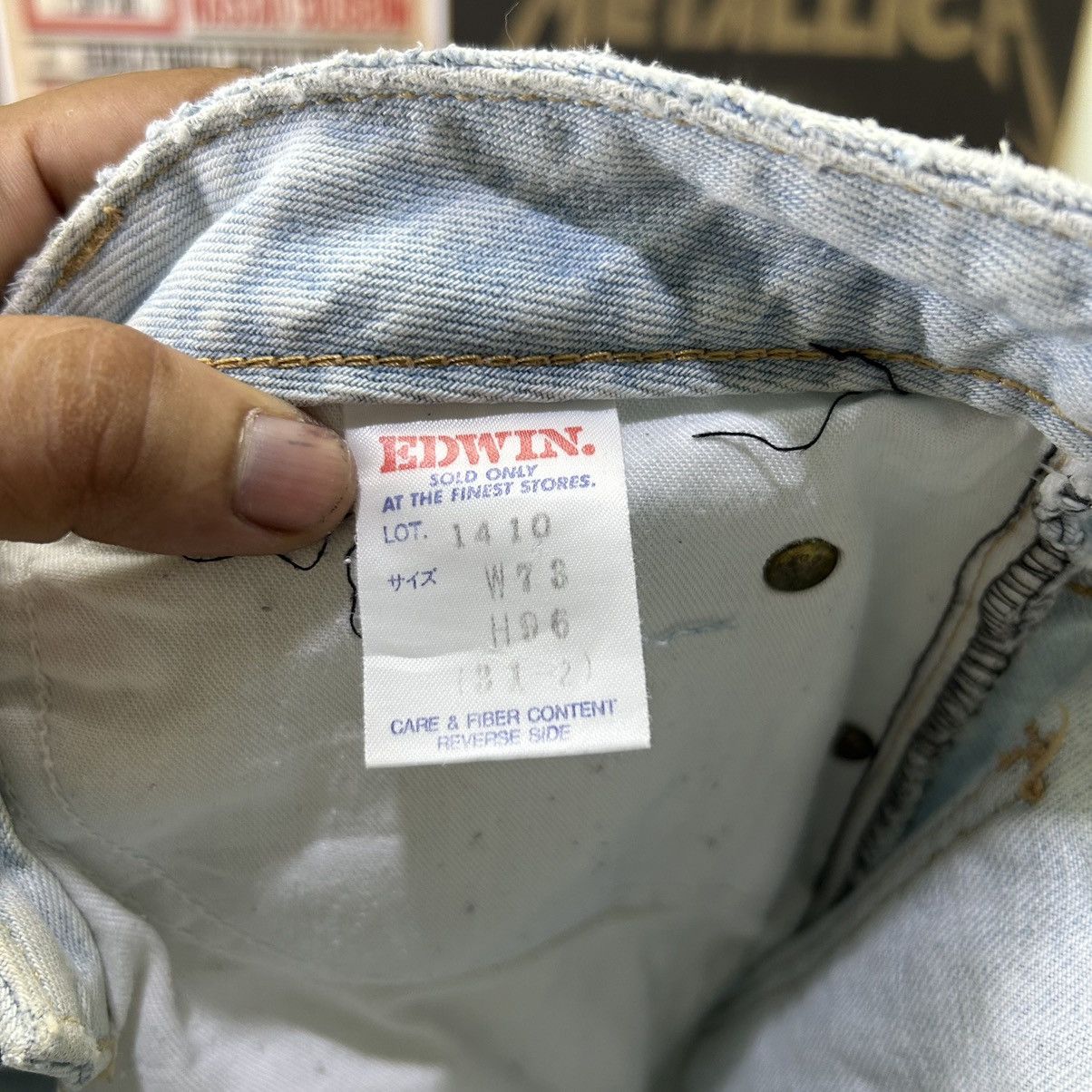 Edwin Vintage Edwin International Classic Blue Wash Denim Size US 29 - 14 Thumbnail