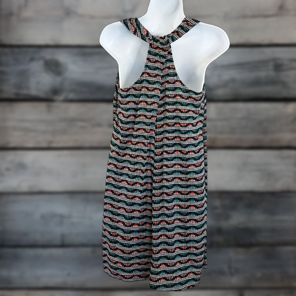 Old Navy Old Navy Womens Dress Sleeveless Scoop Neck Black Red Size S Short Shift Dress Size S / US 4 / IT 40 - 1 Thumbnail