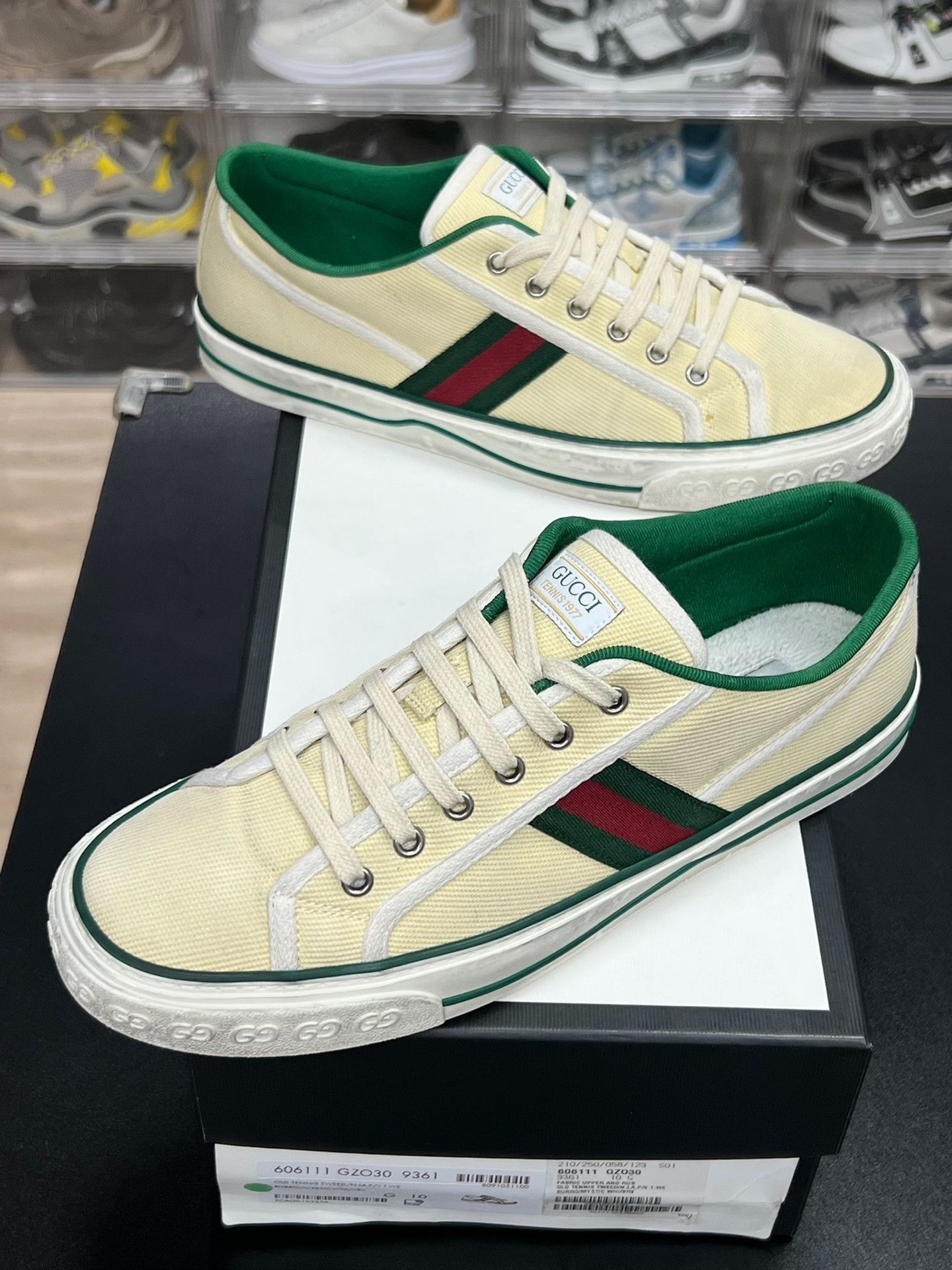 Gucci Gucci Tennis Yellow Lowtop Sneakers 11 Men Size US 11 / EU 44 - 1 Thumbnail