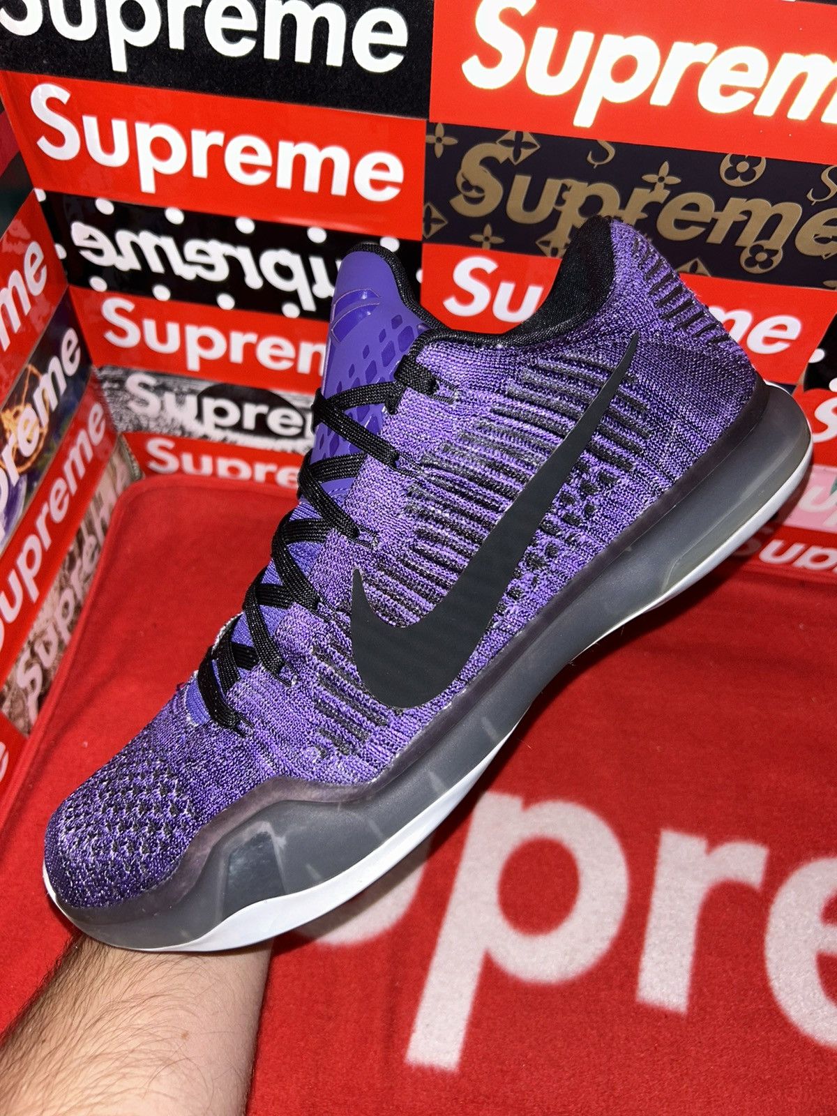 Nike Nike Kobe 10 Elite Low Multi Color 802817-993 size 12 nikeID Size US 12 / EU 45 - 7 Thumbnail