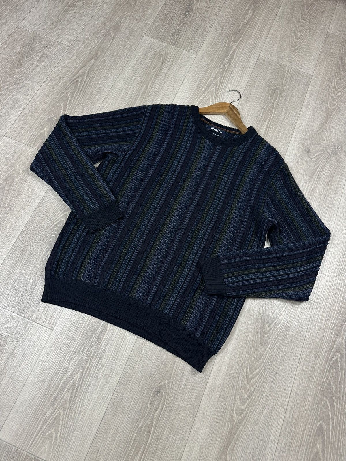 Other Rialto Sweater Vintage 90s Coogi Style Y2K Size US L / EU 52-54 / 3 - 3 Thumbnail