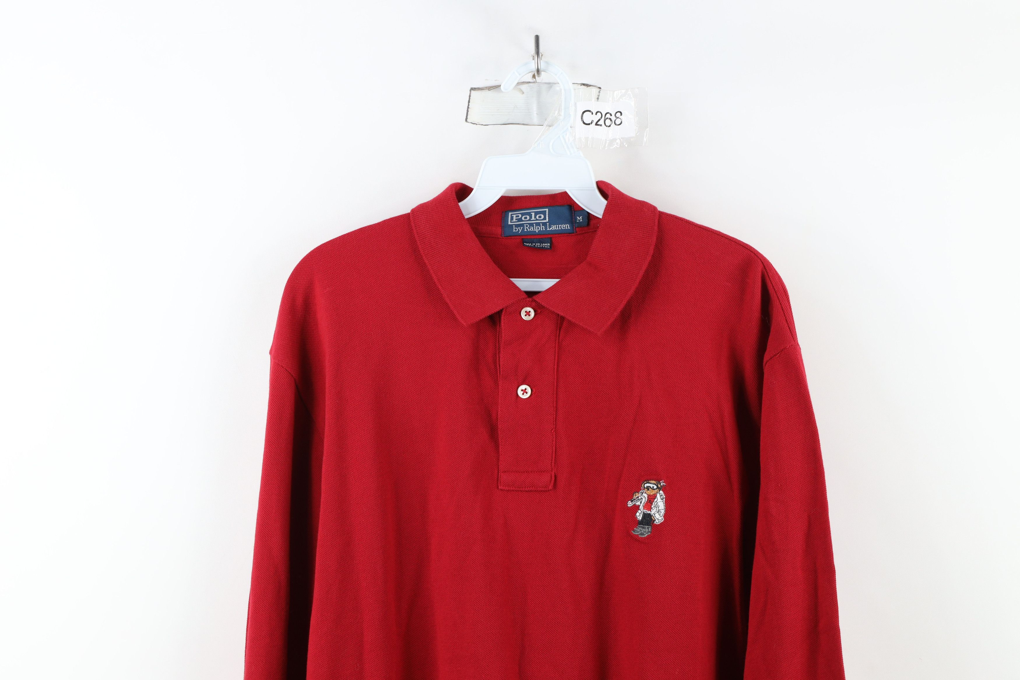 Polo Ralph Lauren Vintage 90s Ralph Lauren Snowboard Long Sleeve Polo Shirt Size US M / EU 48-50 / 2 - 2 Thumbnail