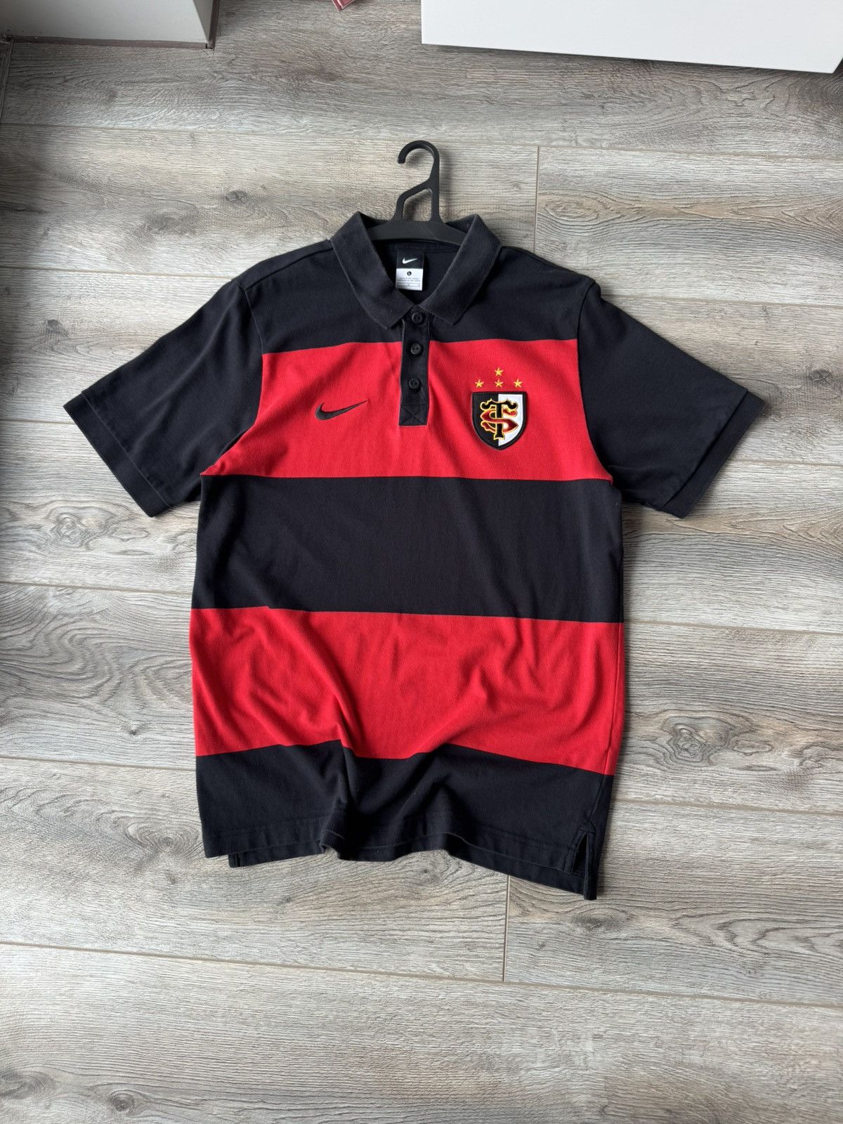 Nike Vintage Nike Stade Toulousain Polo Rugby Size US L / EU 52-54 / 3 - 1 Thumbnail
