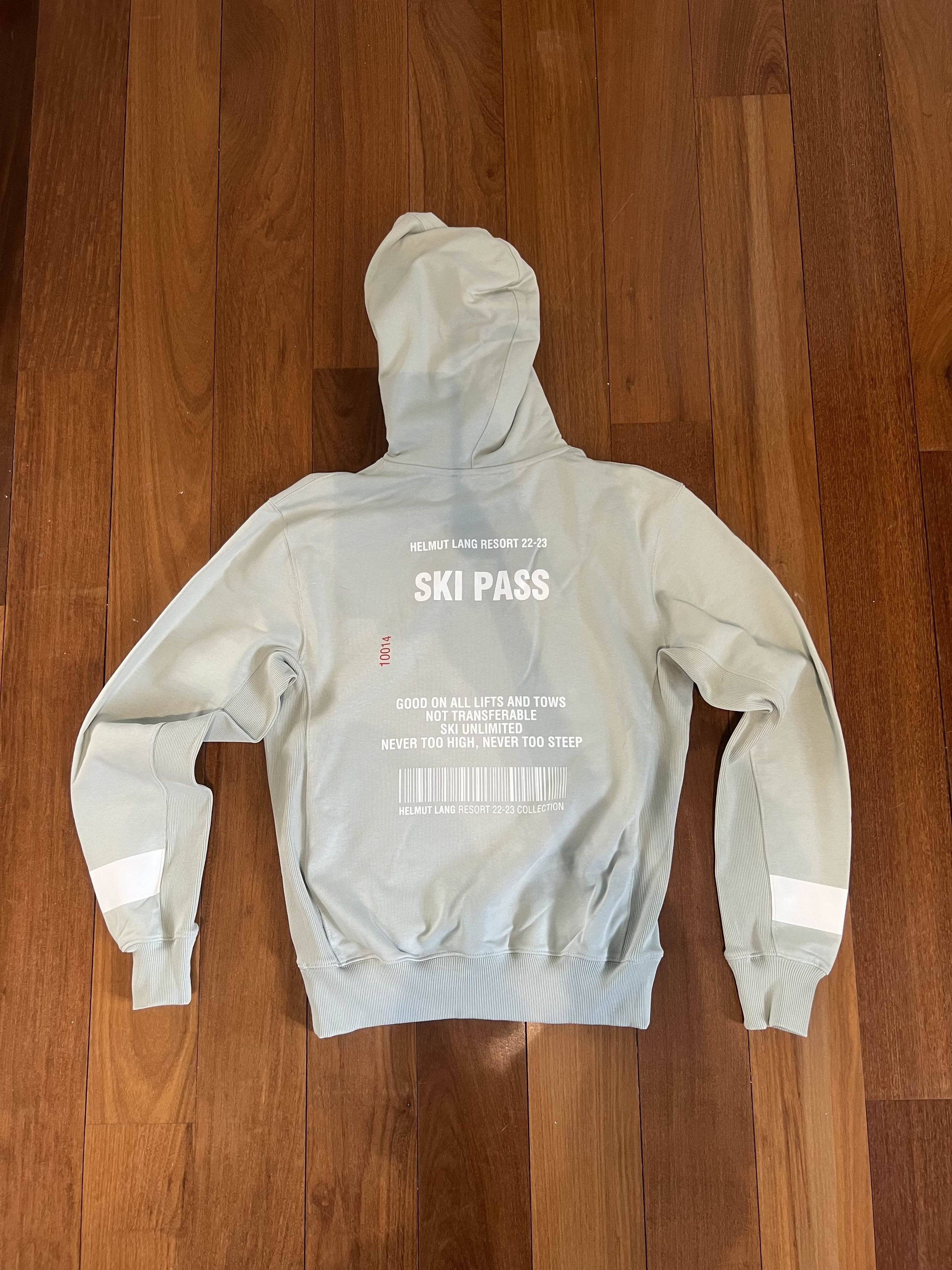 Helmut Lang HELMUT LANG Ski Pass Pullover Hoodie Size US S / EU 44-46 / 1 - 4 Thumbnail