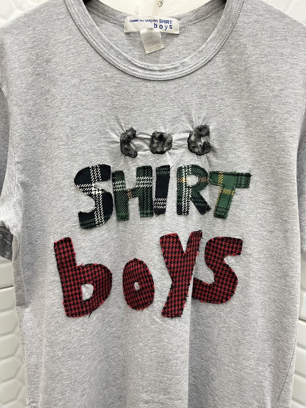 Comme des Garcons Comme Des Garcons Shirt Boy Plaid Tee Size US L / EU 52-54 / 3 - 4 Thumbnail
