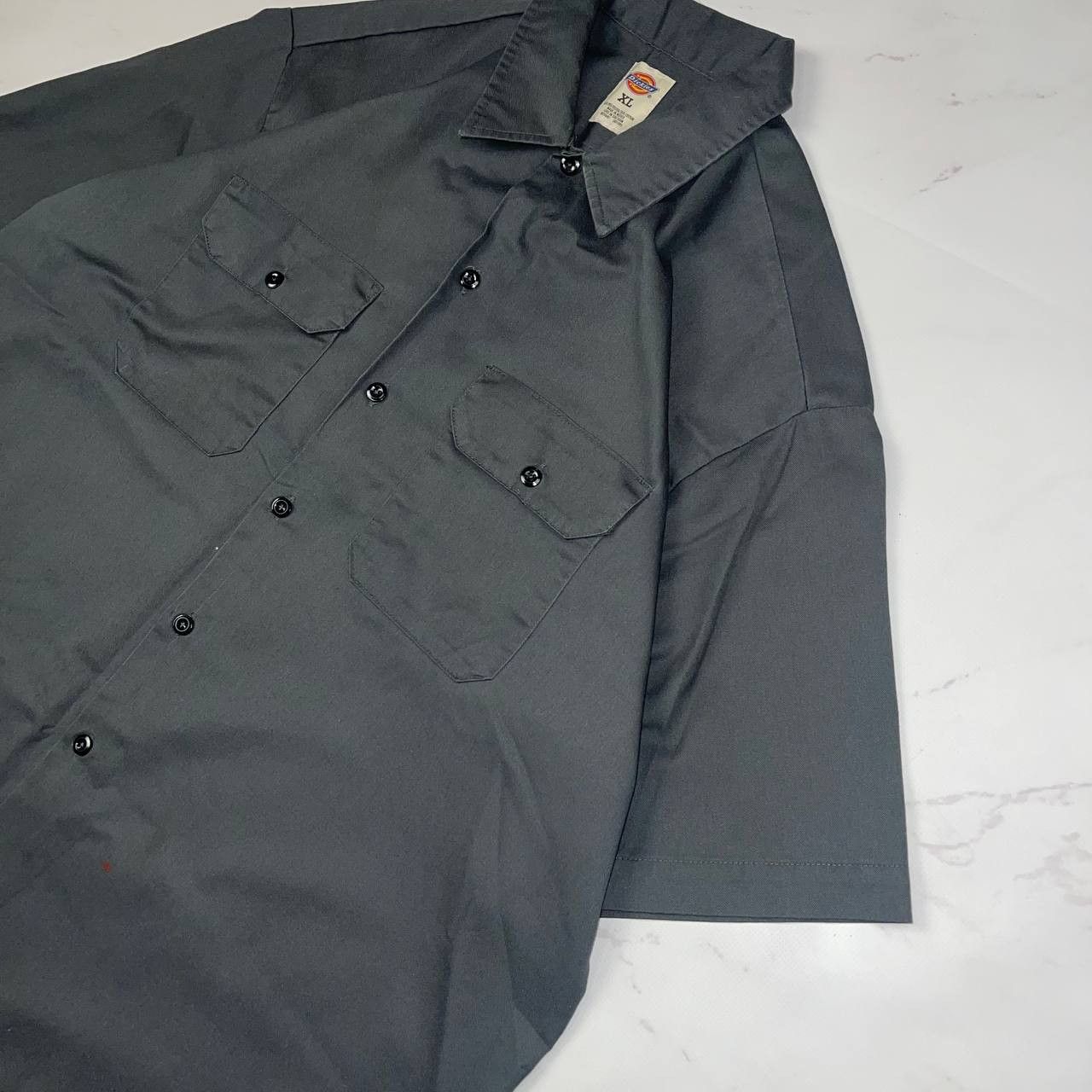 Dickies Vintage Dickies Blend Gray Uniforms Shirt Short Sleeve Sz XL Size US XL / EU 56 / 4 - 4 Thumbnail