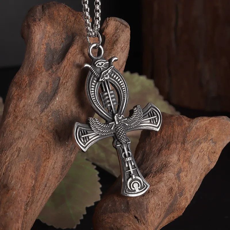 Jewelry Ankh Cross Pendant Necklace Size ONE SIZE - 3 Thumbnail