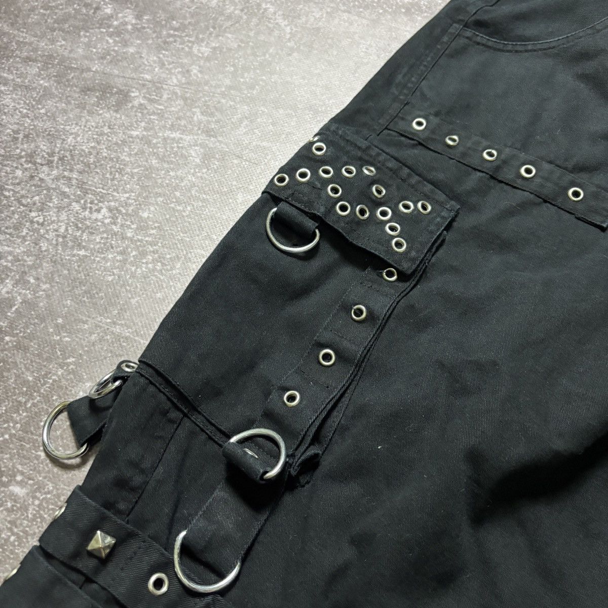 Japanese Brand Y2K tripp nyc type shorts avant garde gothic if six was nine Size US 31 - 3 Thumbnail