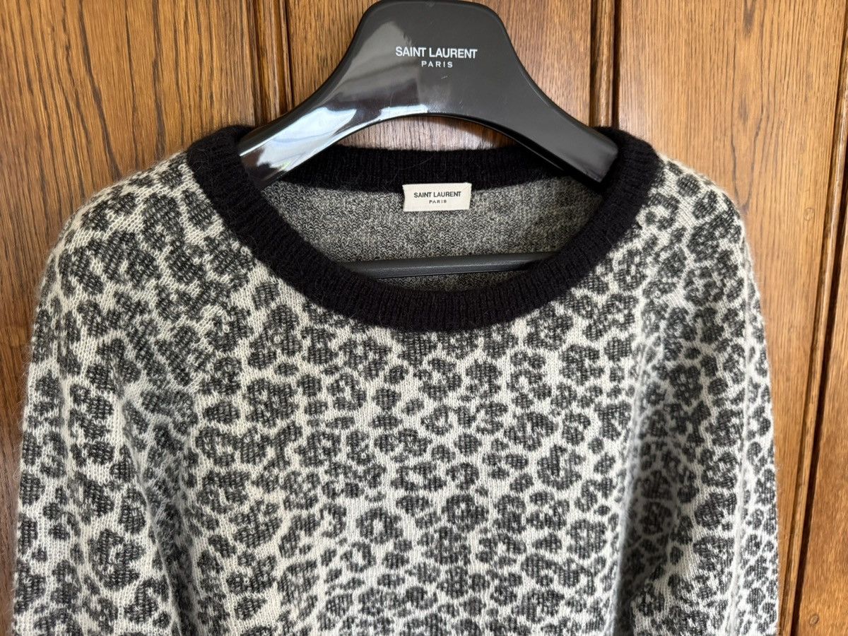 Saint Laurent Paris SS16 Saint Laurent leopard sweater Hedi Slimane grail L Size US L / EU 52-54 / 3 - 9 Thumbnail